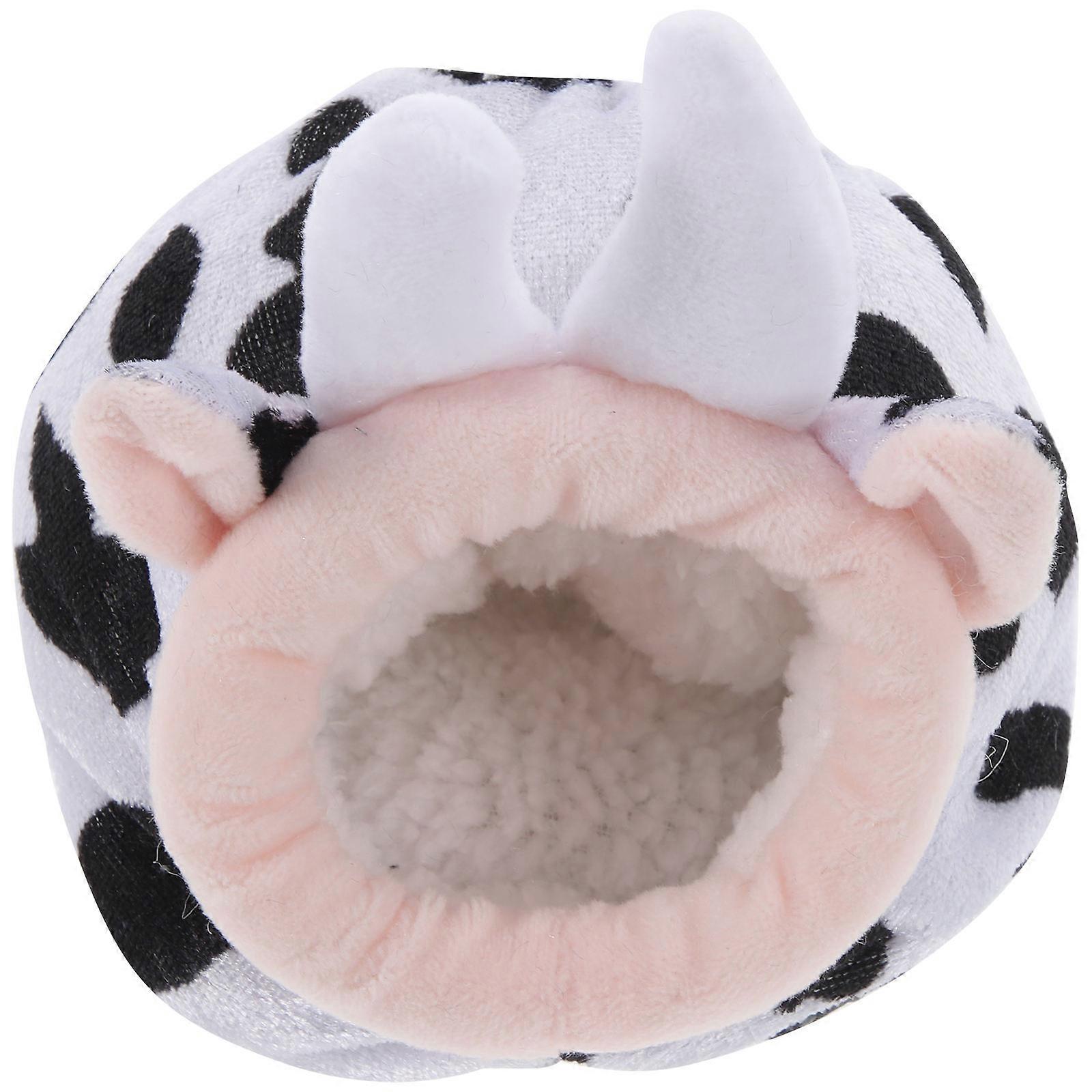 Cozy Cotton Hamster Nest Small Pet House for Guinea Pigs & Rats, Soft Durable Bed with Random Color Base for Indoor Use