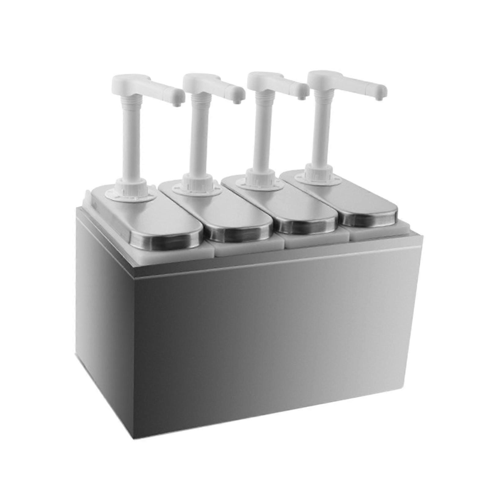 Sauce Dispenser 1L Condiment Dispensing Tool Quantitative Press 2 Pump