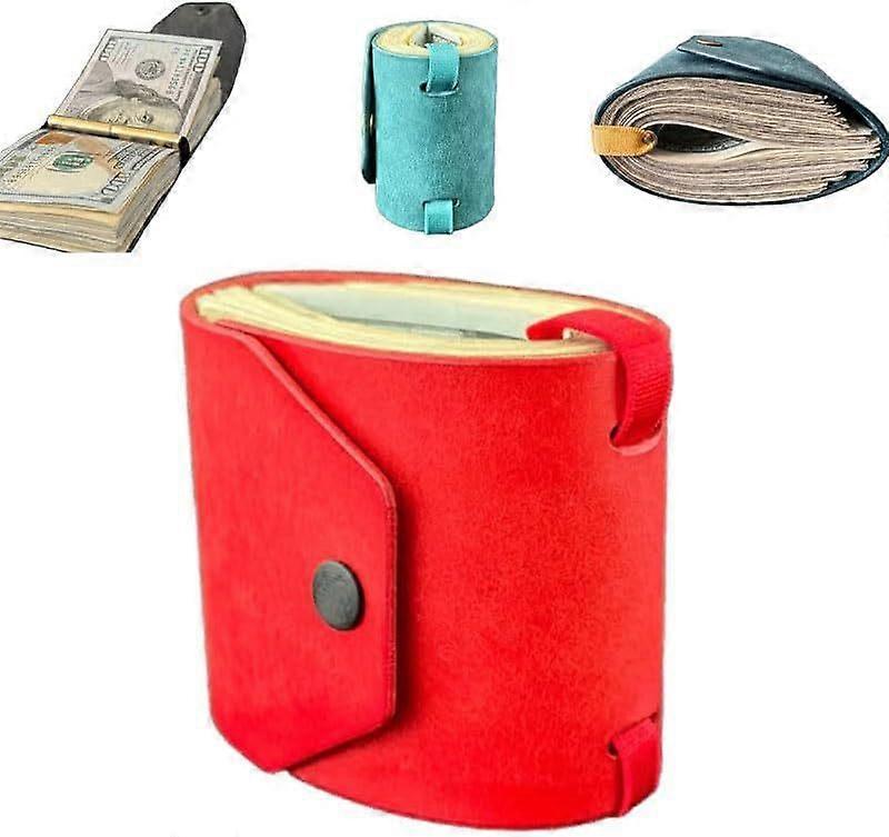 Haptic Wallet, de echte PU Cash Wrap portemonnee, Bobboslin/Hapticwallets portemonnee