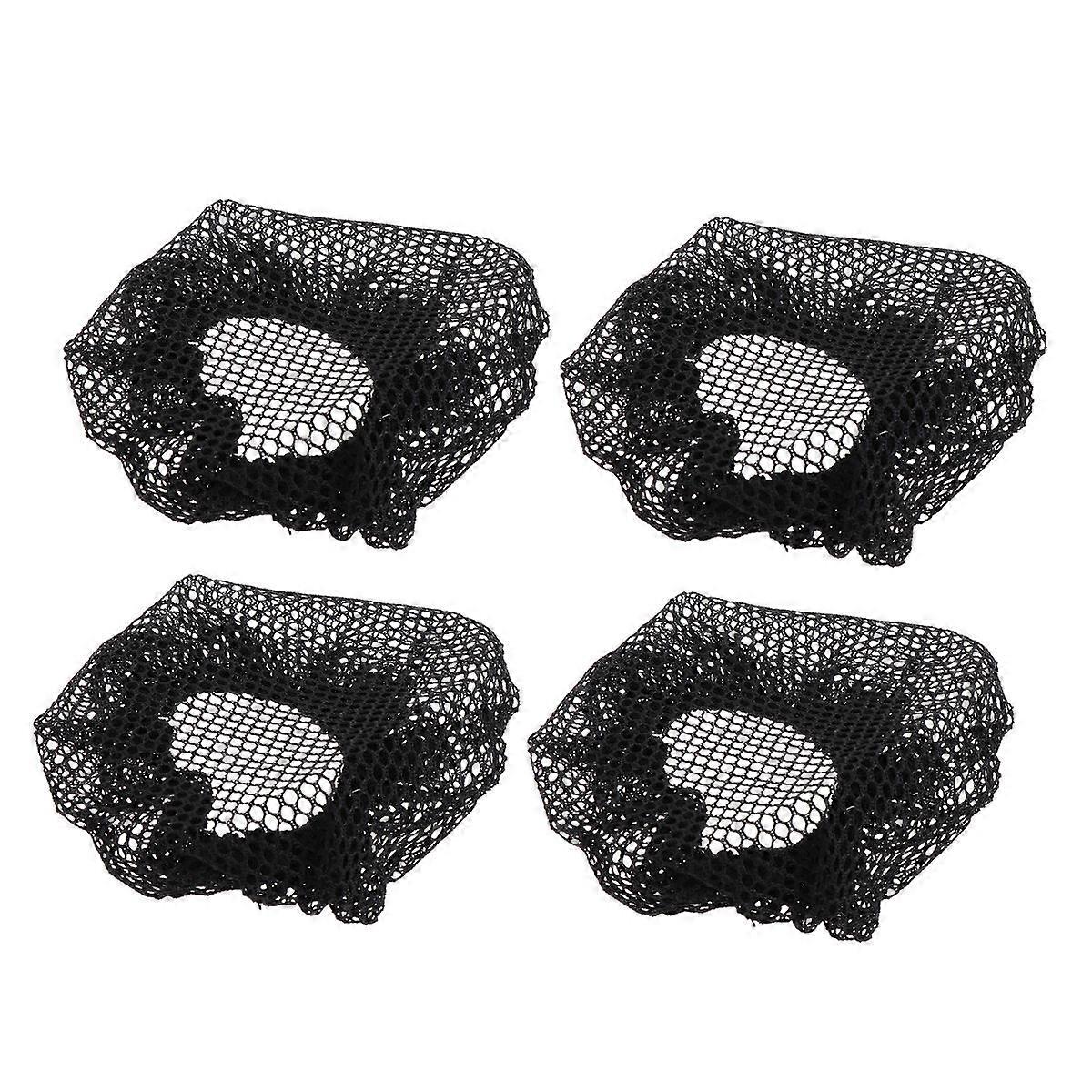 Dance Bun Hair Nets Black High Elastic for Ballet Dance Performance 20Pcs