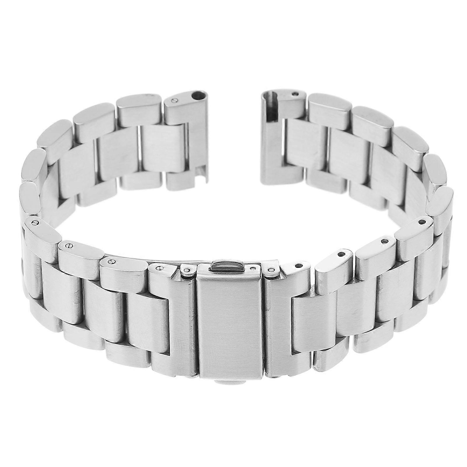 Replacement Watch Strap Band 20mm Metal Elastic Watch Strap for Casual and Formal Occasions 1Set