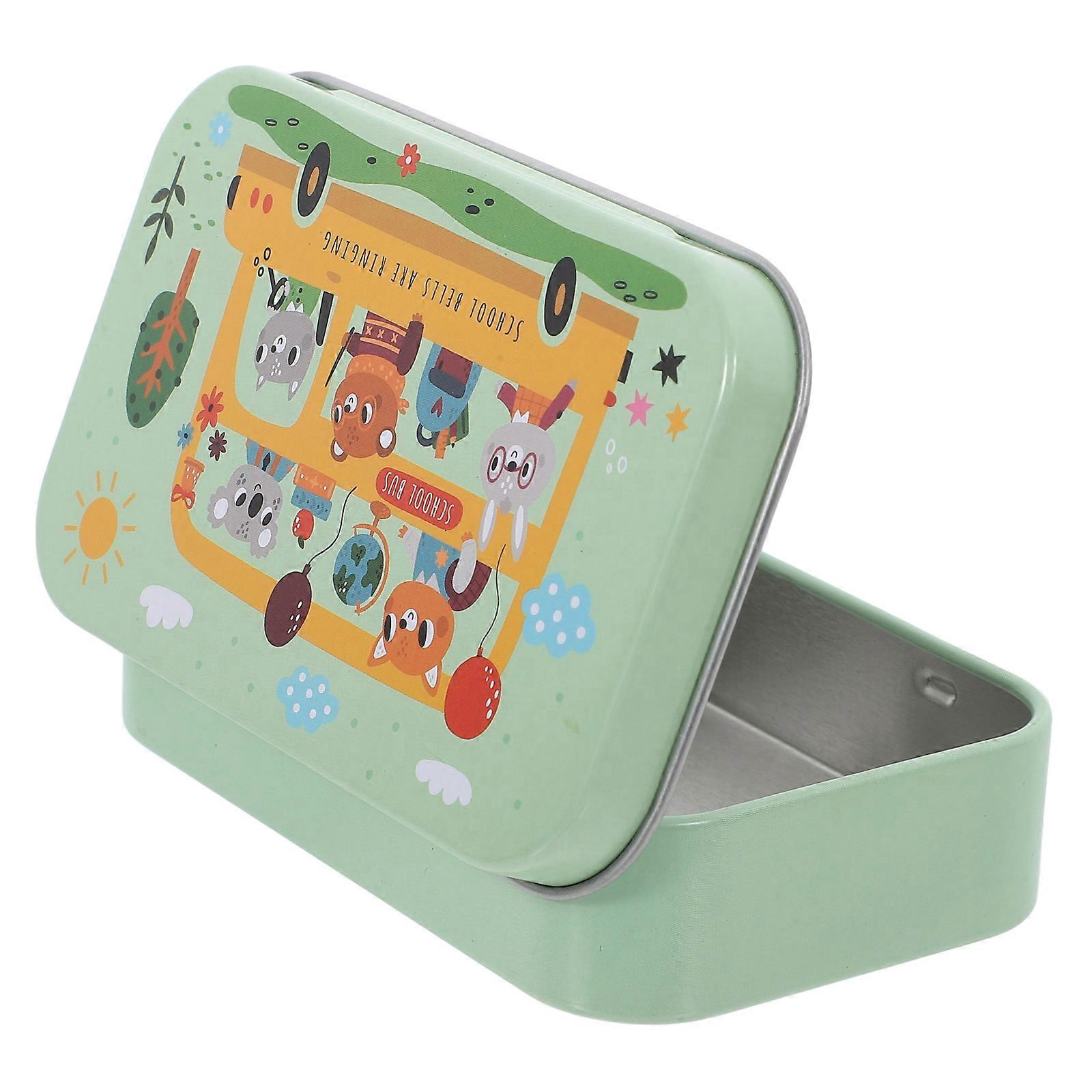 Stylish Rectangular Tin Box with Lid – Portable Storage Container for Candies, Jewelry & More, Compact Organizer with Tight Seal for Freshness, Ideal
