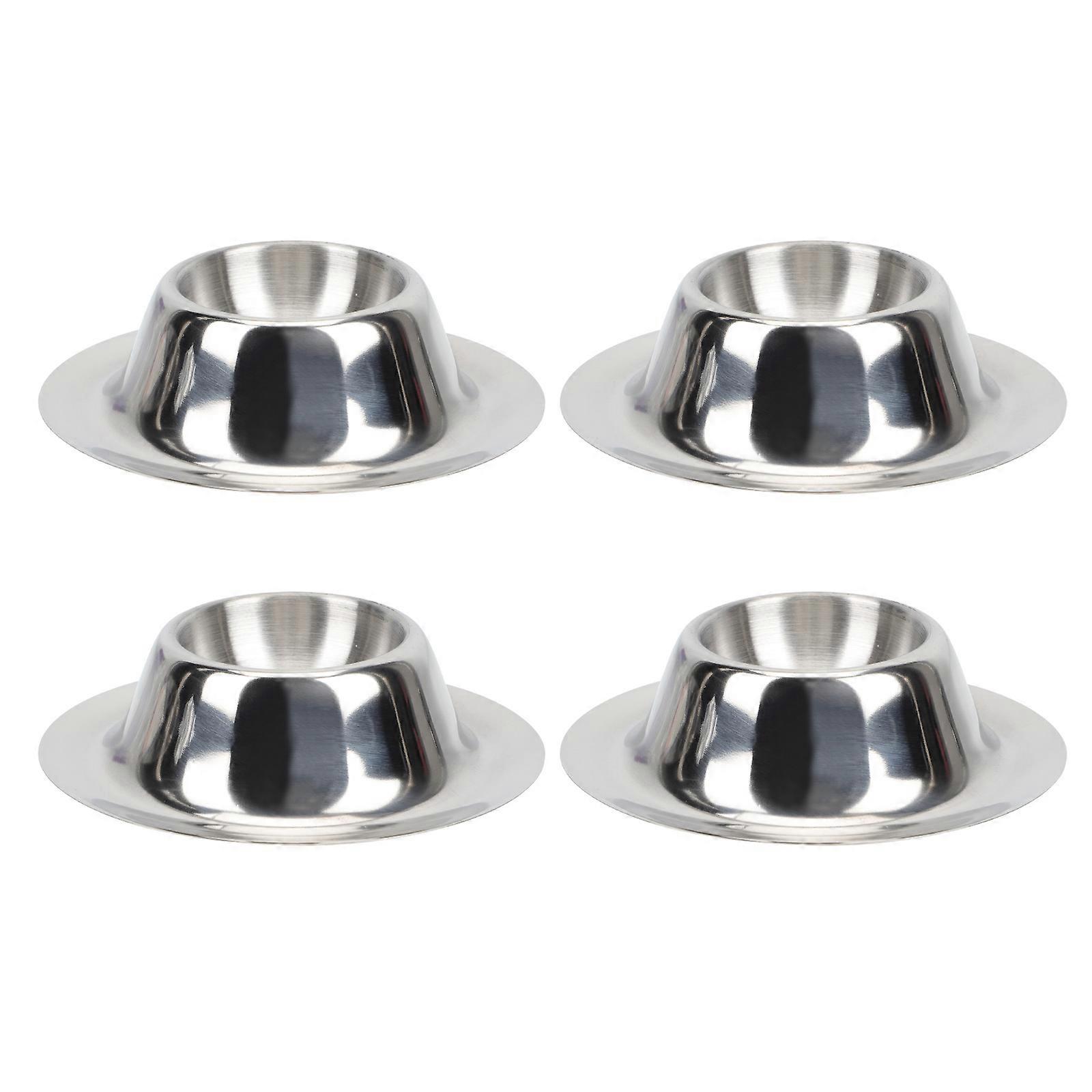 Egg Server Cup Eggs Crowd Multi Function Egg Cups Families 3.34x3.34x0.86in 4Pcs