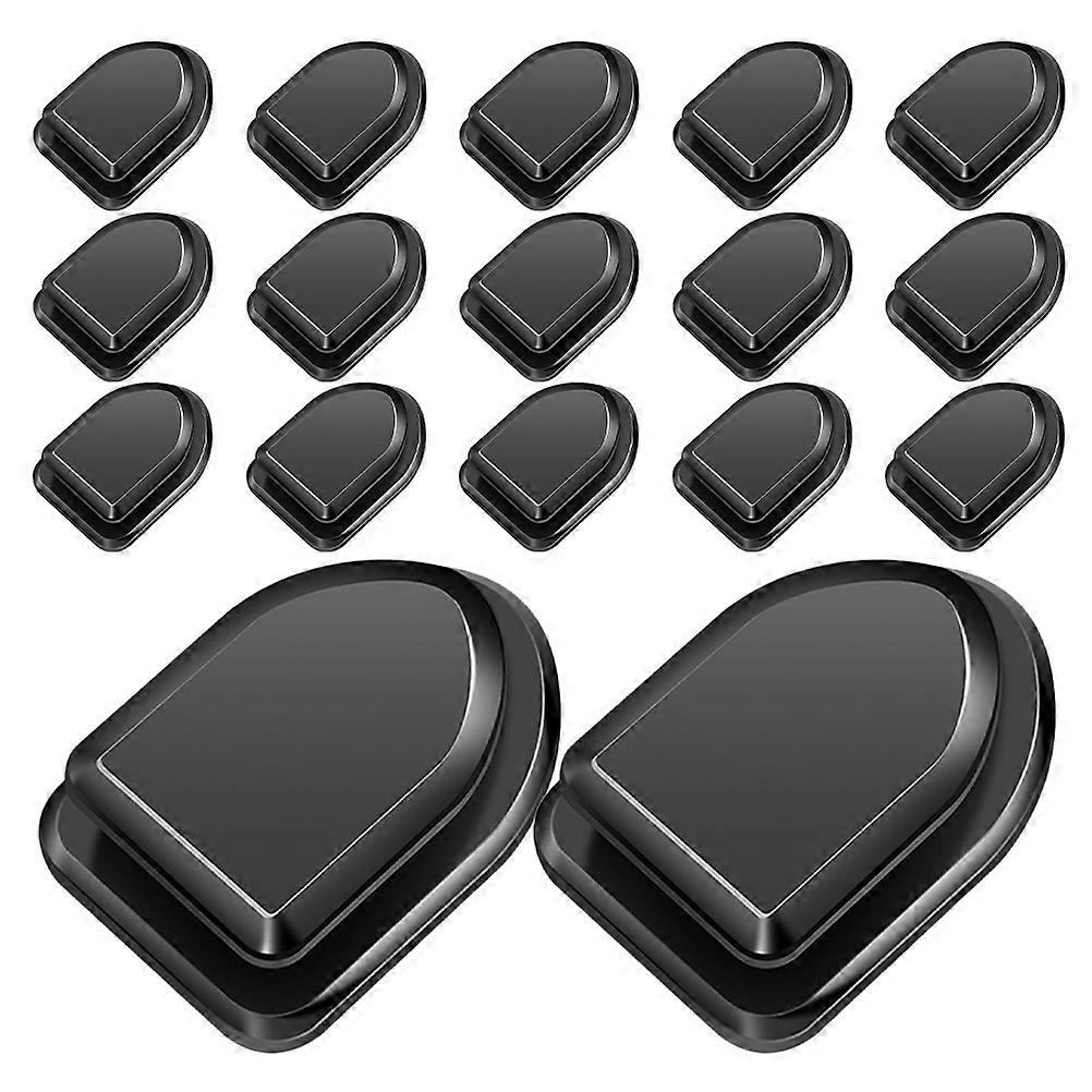 Car Hook Universal For Long Trips Shopping Business Travel Car Use Organizing Space 3 00X2 00X2 00CM Black 20Pcs