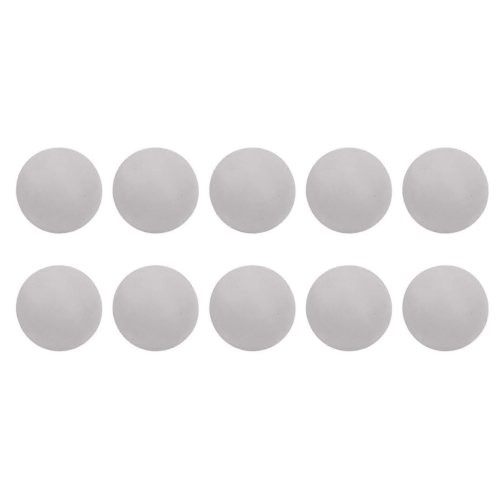 Pacote com 10 Bolas de Golfe de Espuma EVA Macia de 65mm para Prática Interna e Externa, Cinza