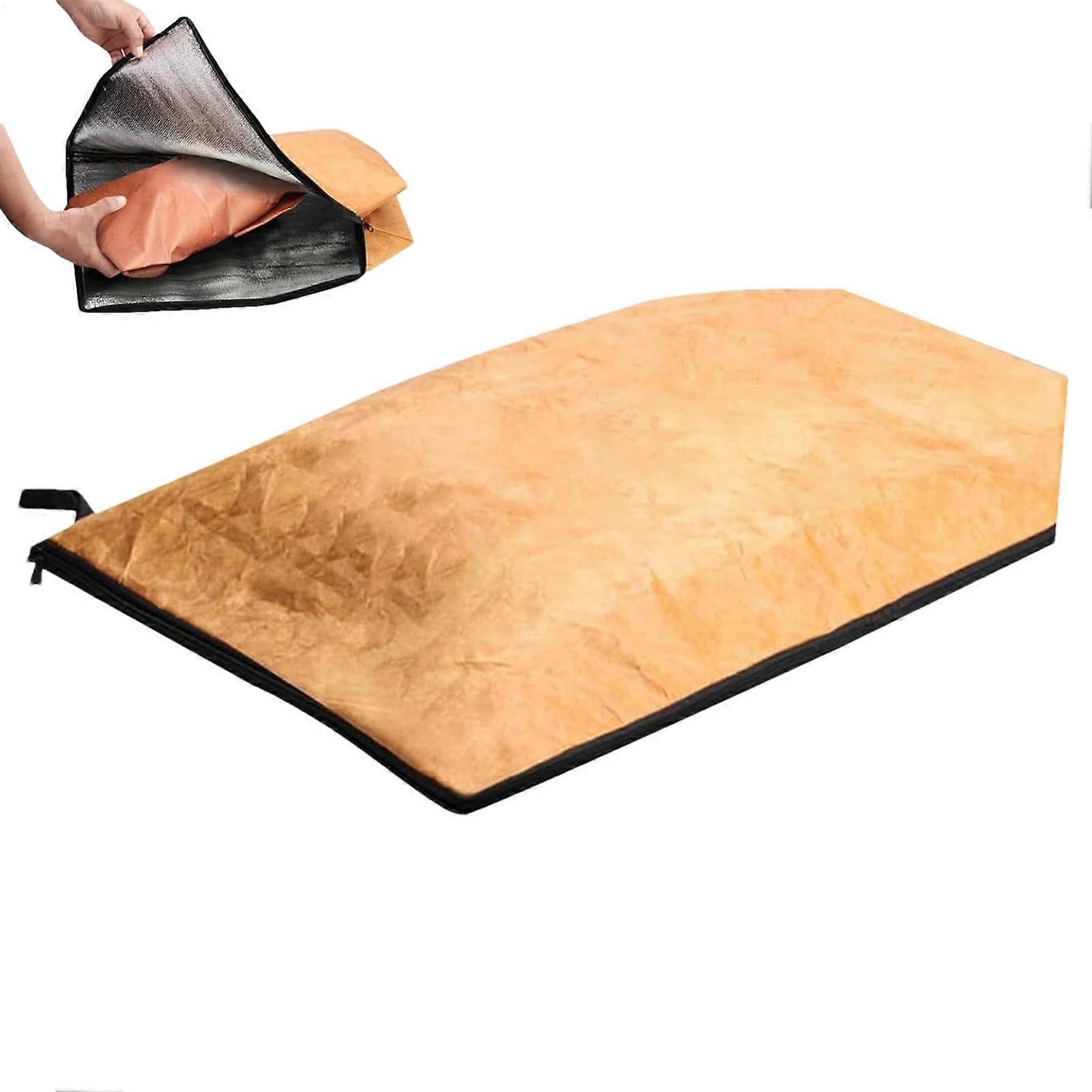 Grill mat, reusable meat, ulated bag, high capacity, reusable snack prep bag, foldable zipper for hiking