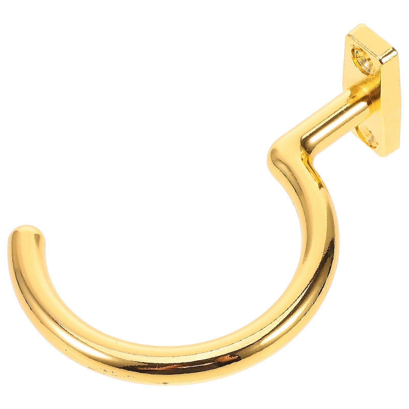 1 Pair Gold Metal Pool Table Hook Set Billiard Table Bridge Stick Hooks Billiard Cue Holder Rack For Hanging Pool Sticks Triangle Rack And Accessories