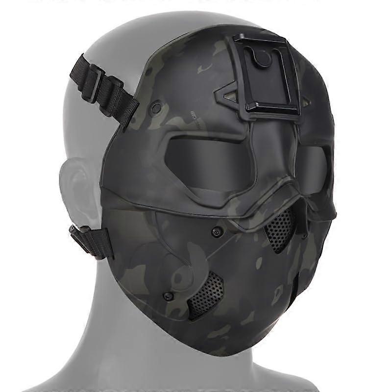 Tactical Wild Mask Full Face Mask for Hunting, Lightweight Outdoor Airsoft Camouflage Helmet in Various Sizes