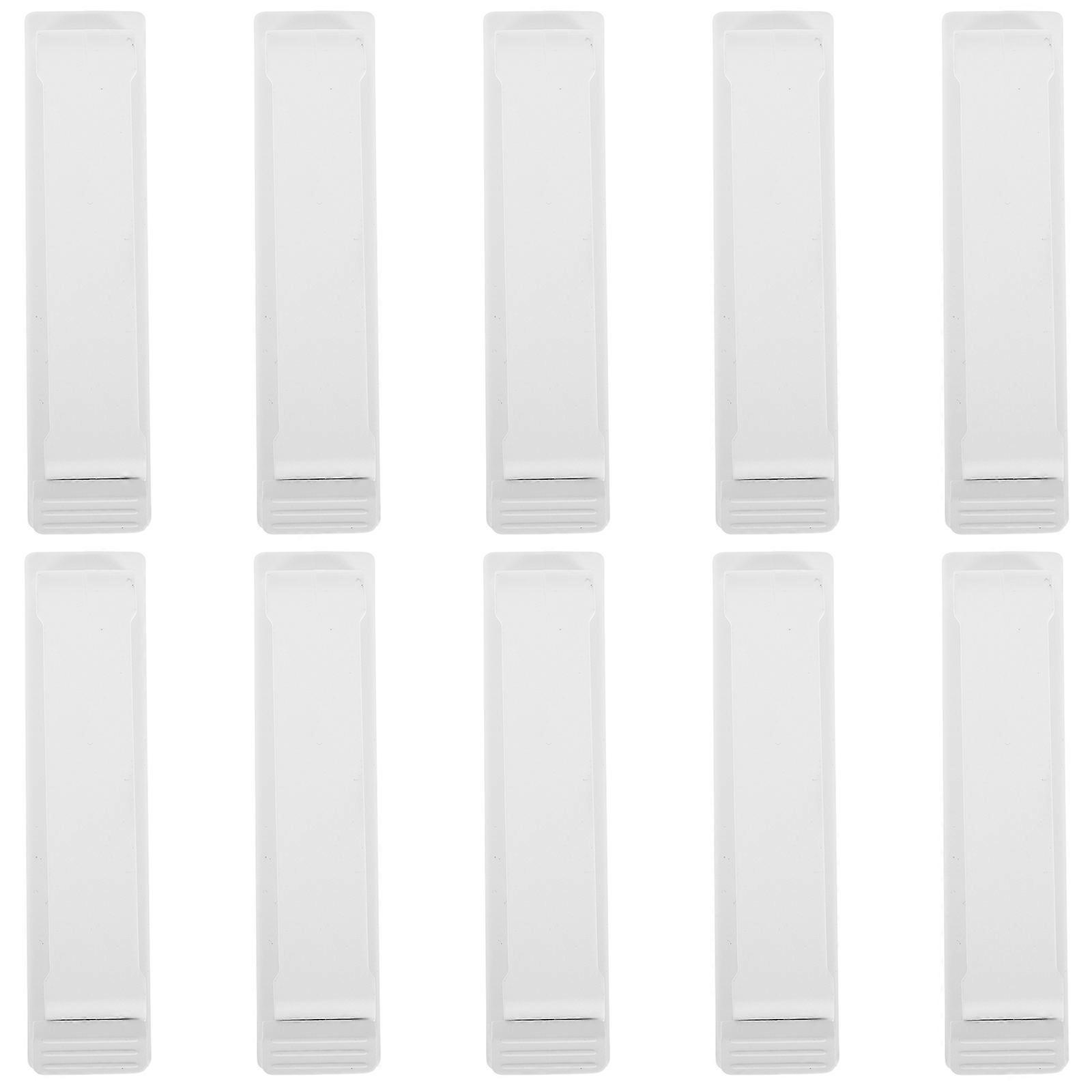 Cable Labels Cord Holders For Cables Wire Organization Prevent Tangling Rectangular Shape Plastic Material 10Pcs