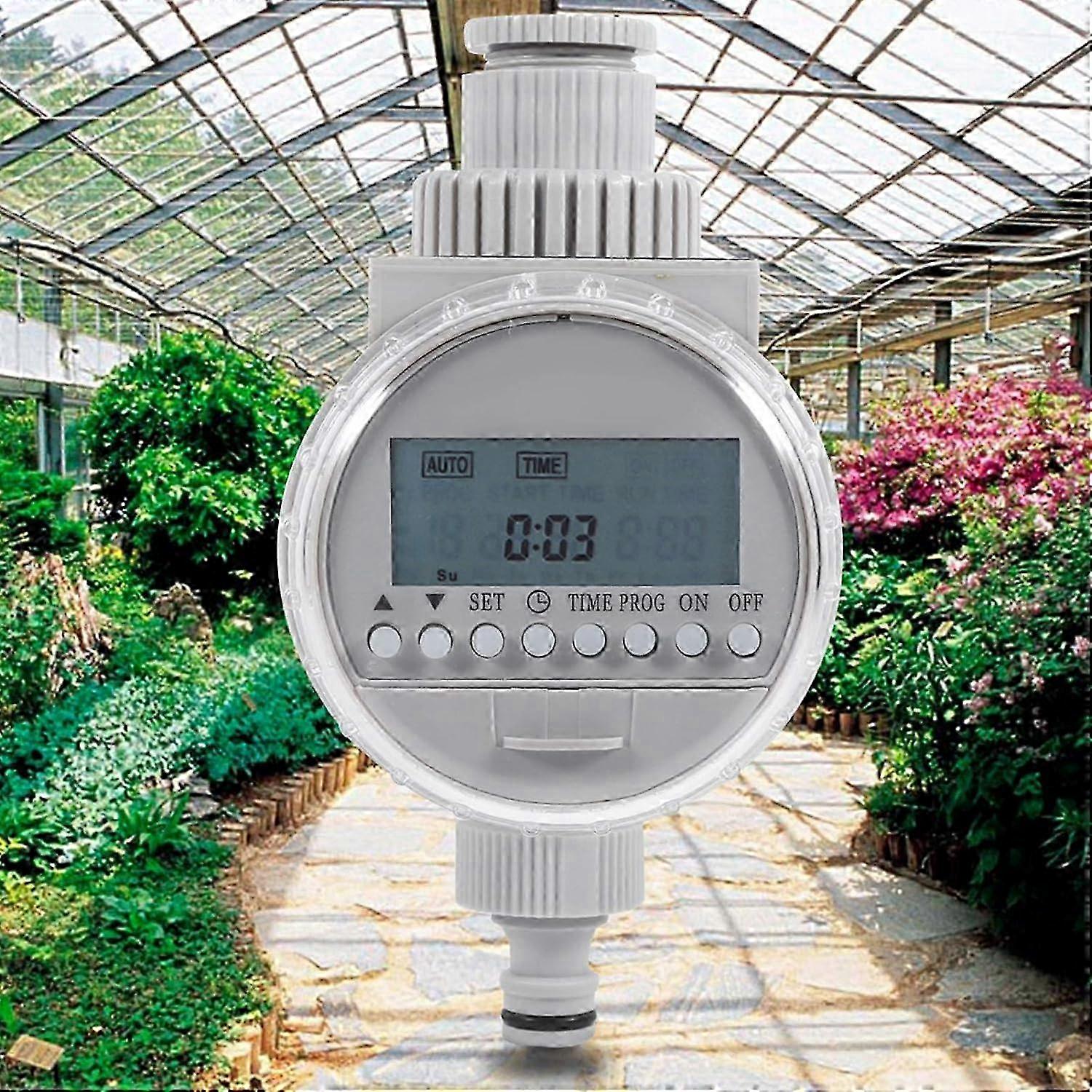Water-saving irrigation controller, garden tap timer for home use