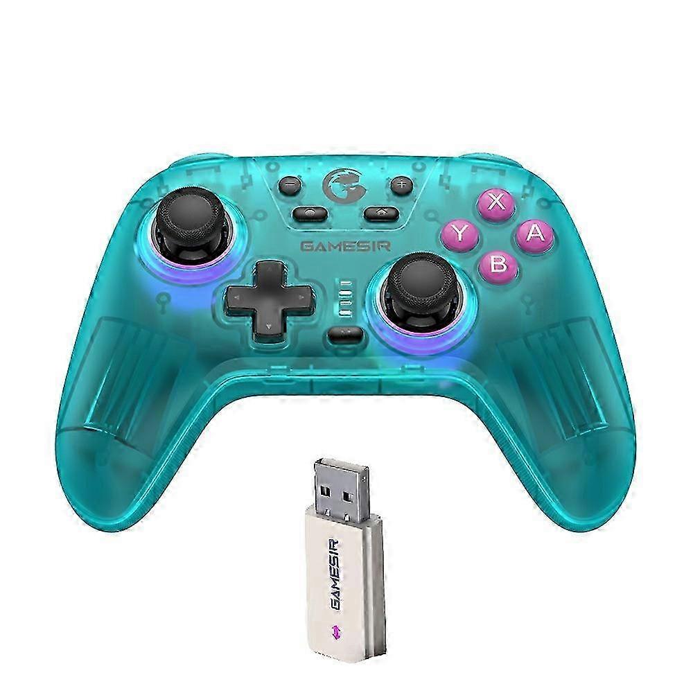 Wireless/Wired Gamepad with Turbo Function - White