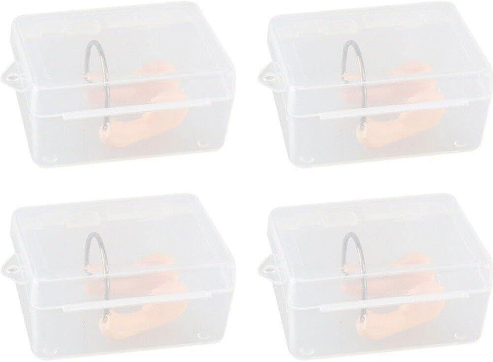 4 Pack Nose Clips Swimming Waterproof Nose Pins Swimming Nose Guard Silicone Nose Clips Water Sports Pool Accessories