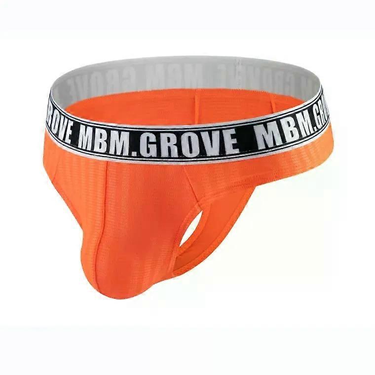 Men Sexy Underwear Gay Erotic Low-rise U Convex Pouch Thong Elastic Thin Comfy Breath Open Butt Underpants Sissy Backless Bikini