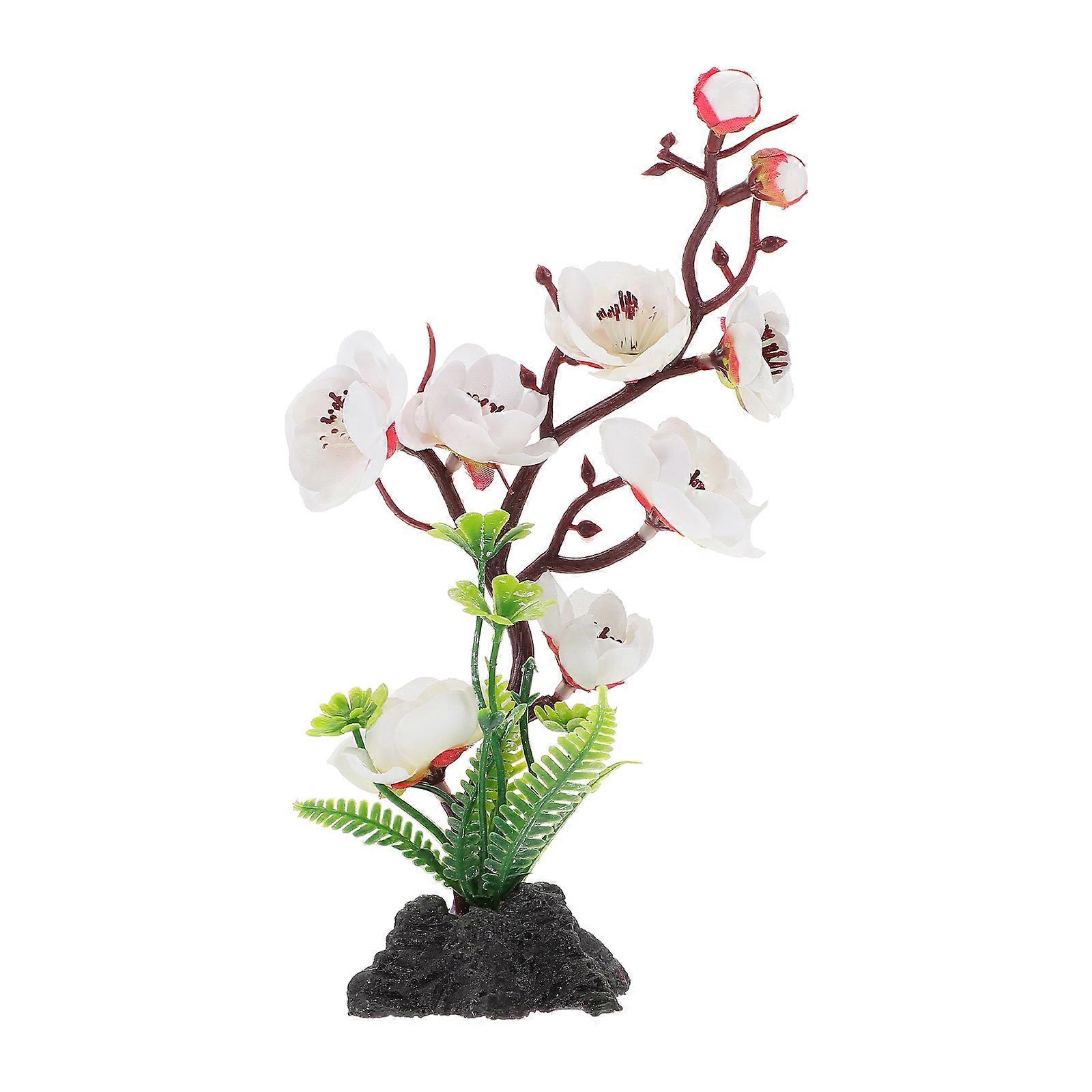 Dish Decoration Sushi Restaurant Flower Desktop Ornament Hotel Flower Shape White 8.7×2.2×2.2in Sushi Dish Decor 1Set