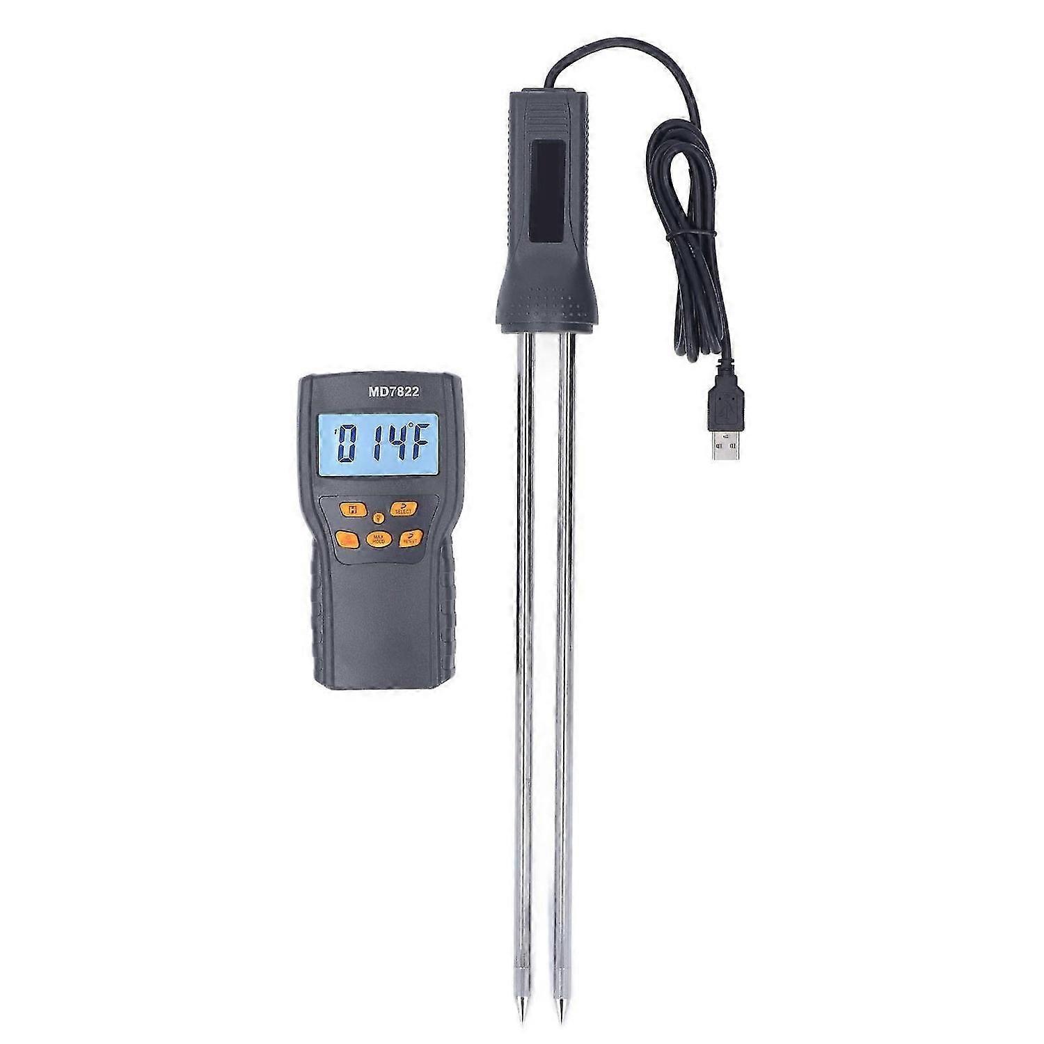 Moisture Meter Portable Grain Water Content Analyzer Multifunctional LCD Digital Humidity Tester Sensor