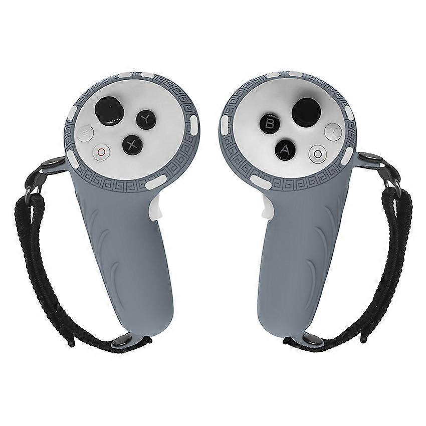 لغطاء Pico4 Ultra Grip غطاء واقية من السيليكون ملحقات نظارات واقية من السقوط (رمادي)