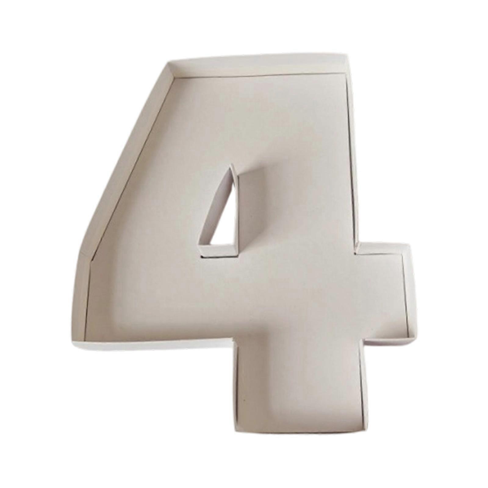 Creative Letters Candy Storage Container Customizable Letter Shape Durable Snack Organizing Box Multicolor