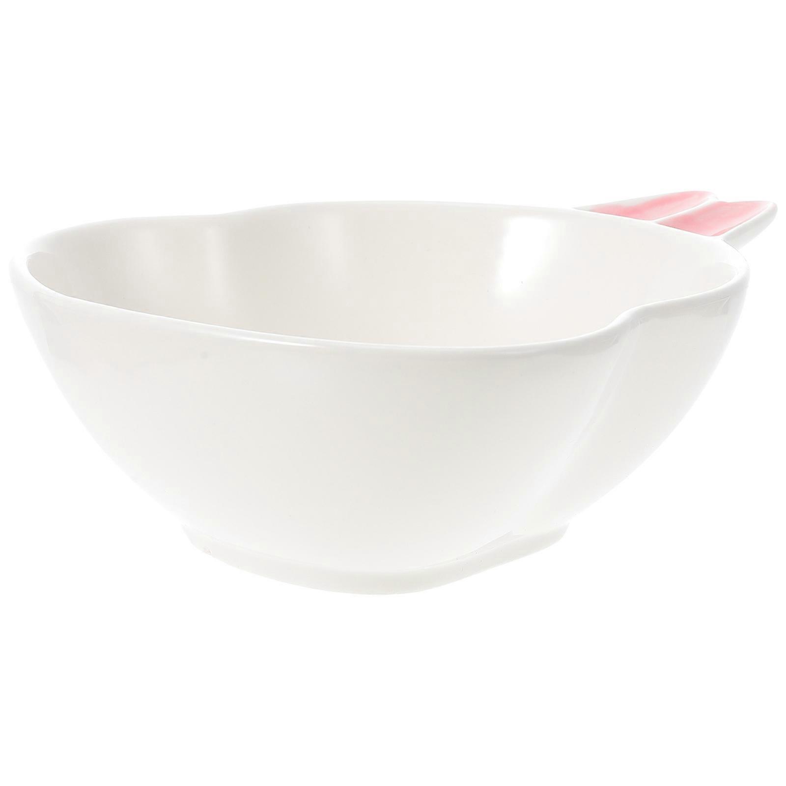 Cartoon Style Tableware for Home Ceramic Bowl Perfect for Snacks and Meals 1pc