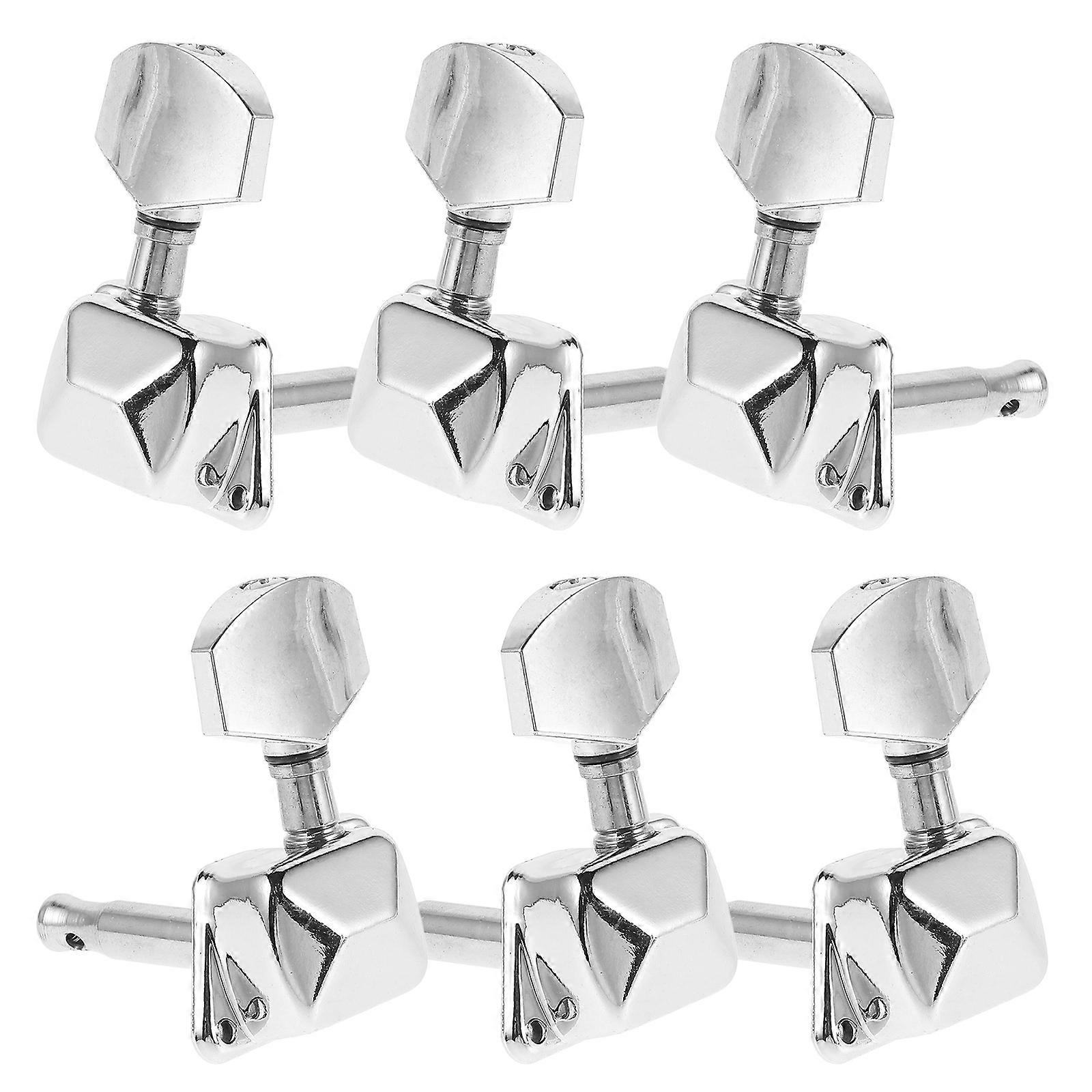 Guitar Tuning Keys Tuning Pegs Acoustic Guitar Parts String Adjustment Tool 6Pcs