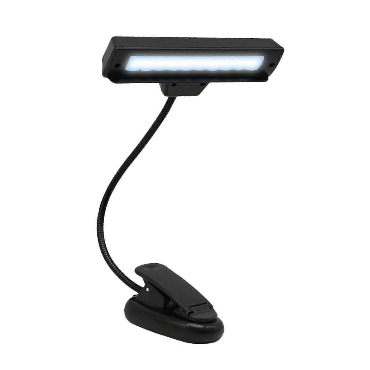 USB Music Light with Clip, Foldable LED Table Lamp for Piano Music Stand, Battery Operated, USB Charging, Eye Protection