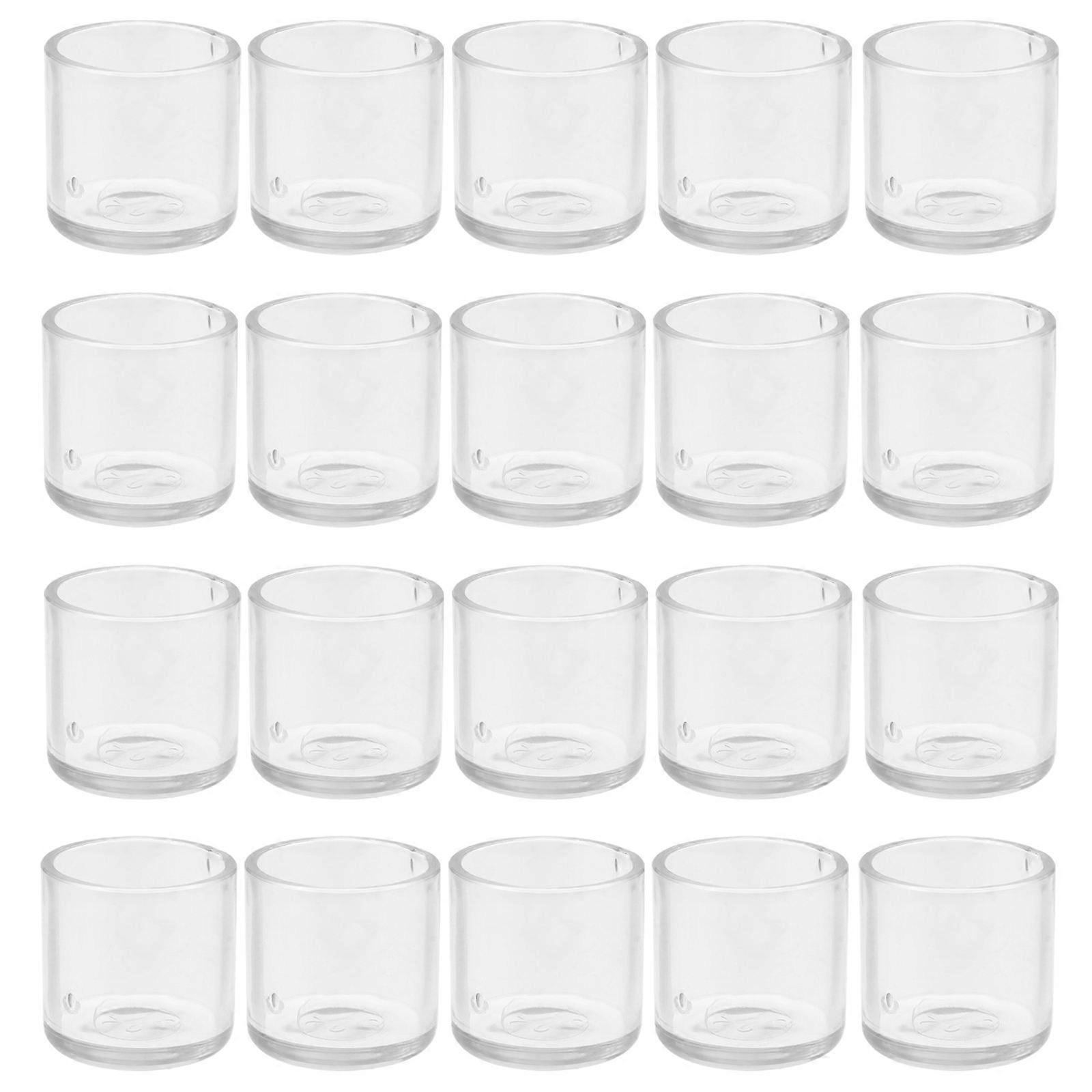 32pcs Chair Leg Caps PVC Floor Protector for Furniture Transparent Table Feet Covers