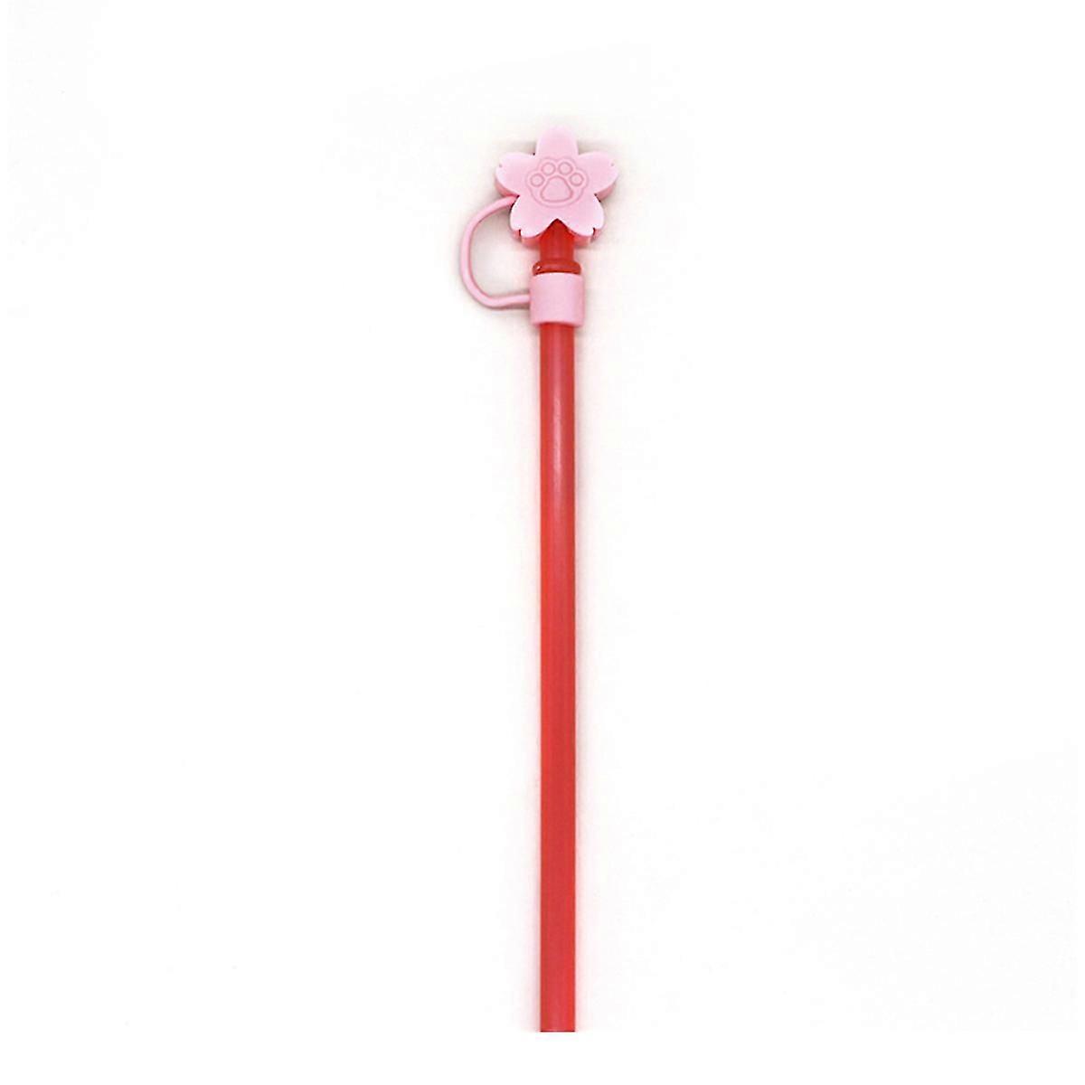 2025 Neuestes Modell Blume Stroh Cover Kappe, süße Silikon Strohhalmabdeckungen, Stroh