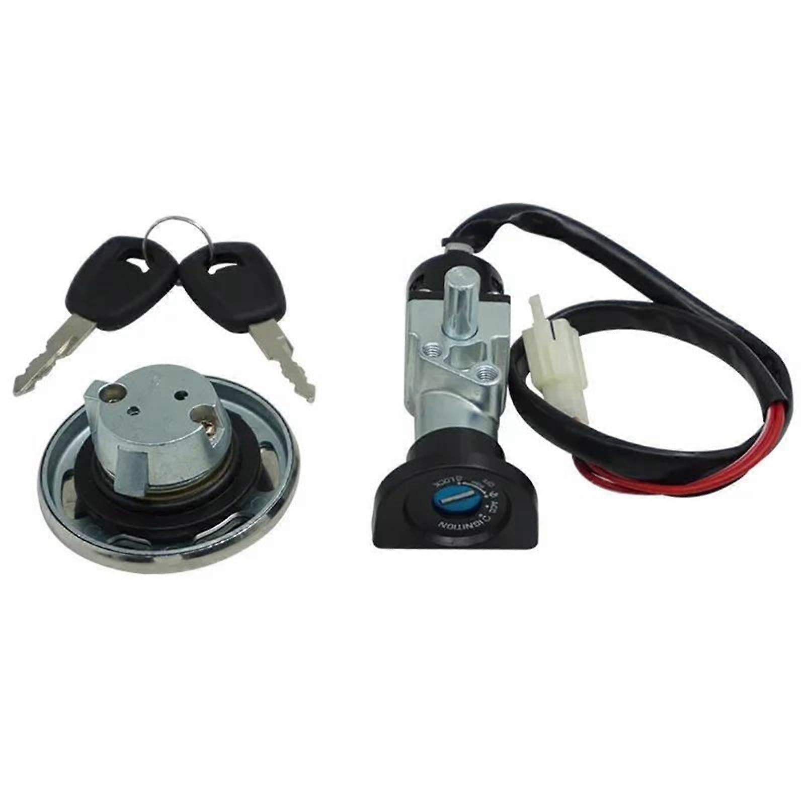 Motorcycle Ignition Switch Kit with Fuel Cap and 2 Keys for Harley XG750 500 Models 2014-2020