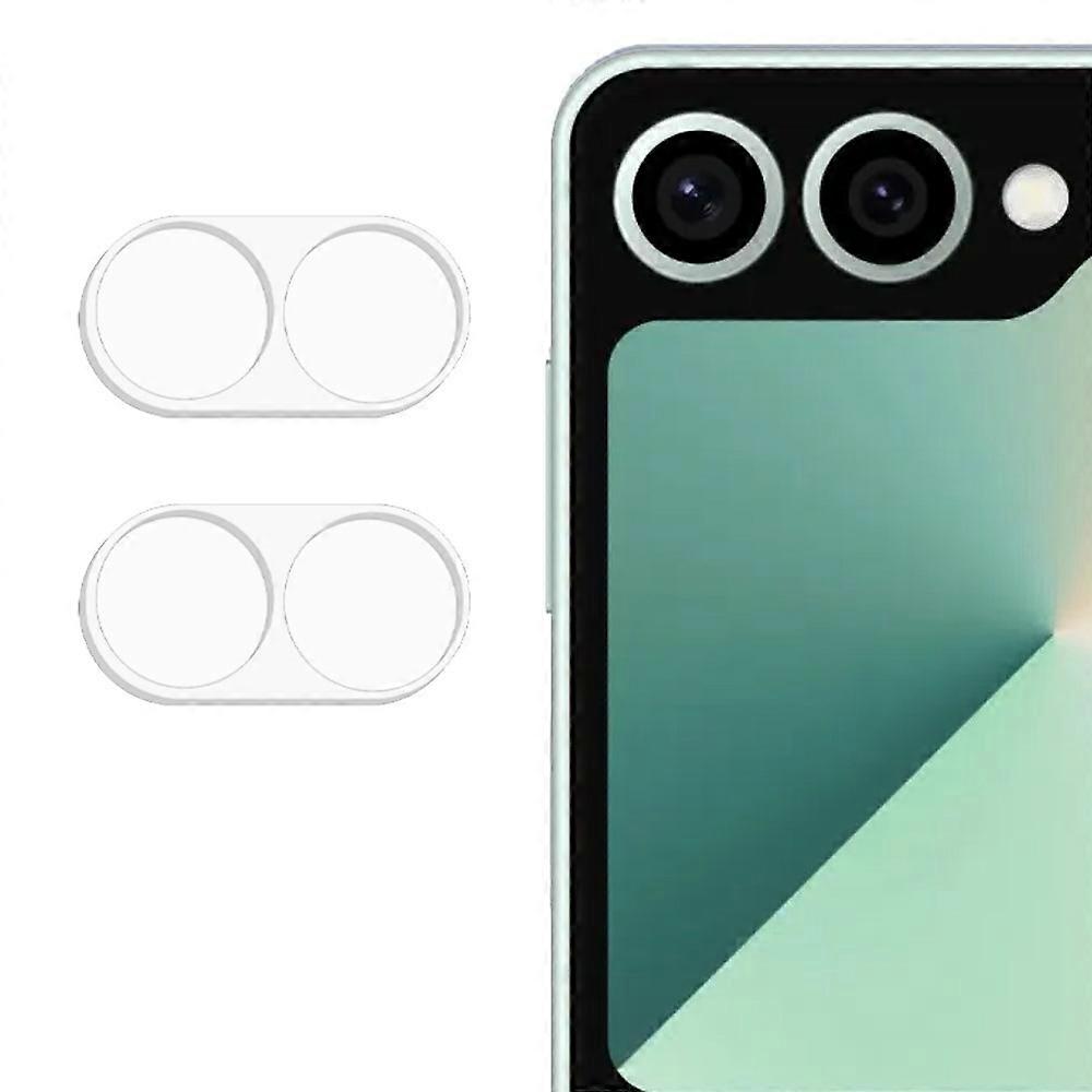 Samsung Galaxy Z Flip7 FE 5Gカメラレンズプロテクター3Dアークエッジアンチスクラッチ強化ガラスレンズフィルムに対応した2個