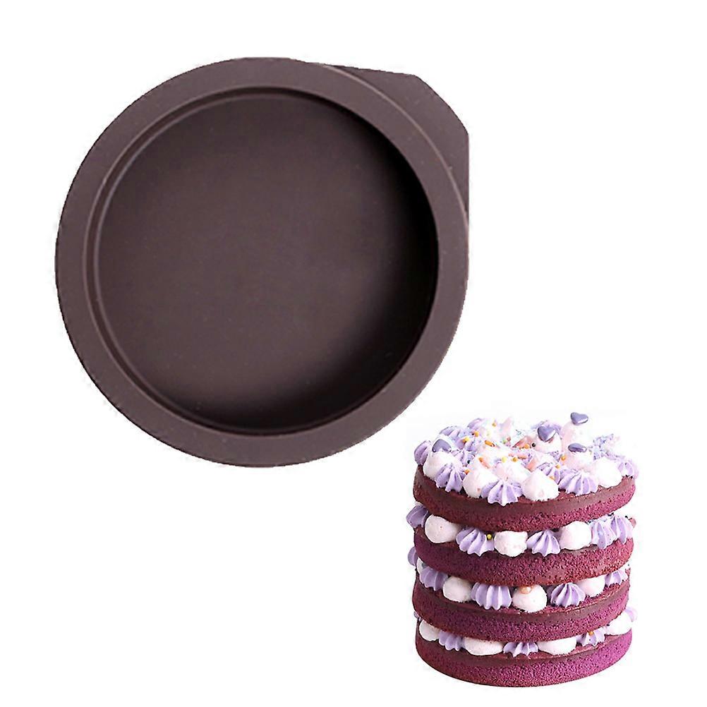Round Shape Baking Tray Non-Stick Silicone for Home Users 3Pcs