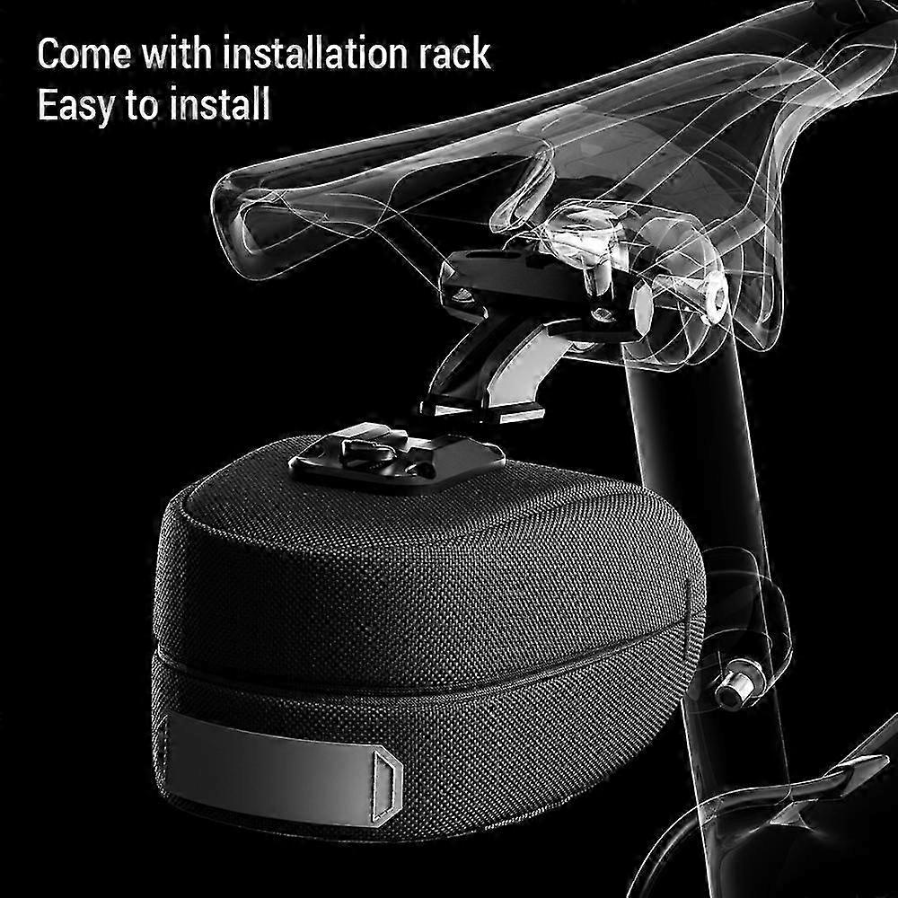 Waterproof Under Seat Bag with Quick Release for Bicycle - Saddle Bag for Mountain & Road Bikes, Compact Storage Solution