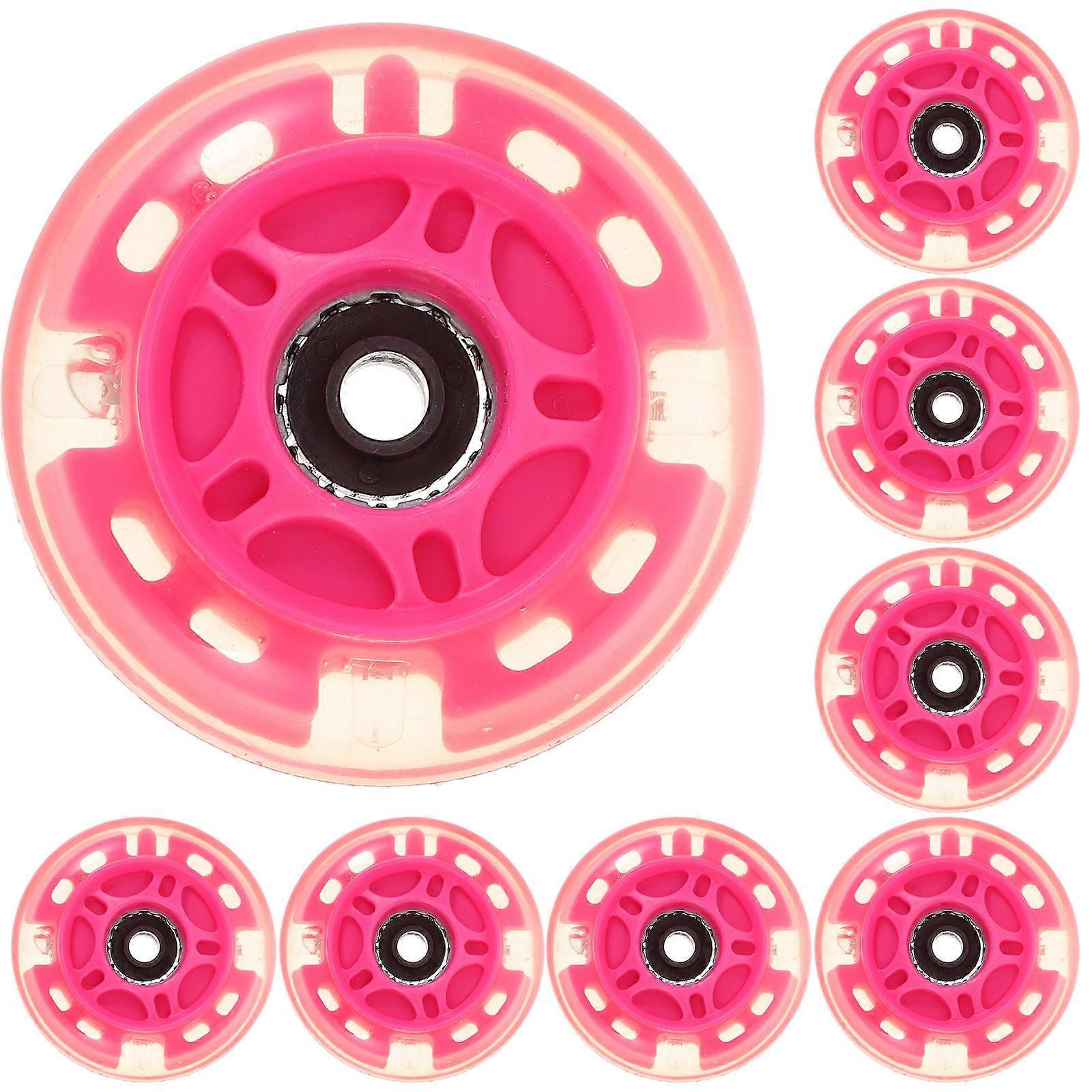 Practical Skating Wheel For Roller Skates Outdoor Use 8Pcs 7Cm