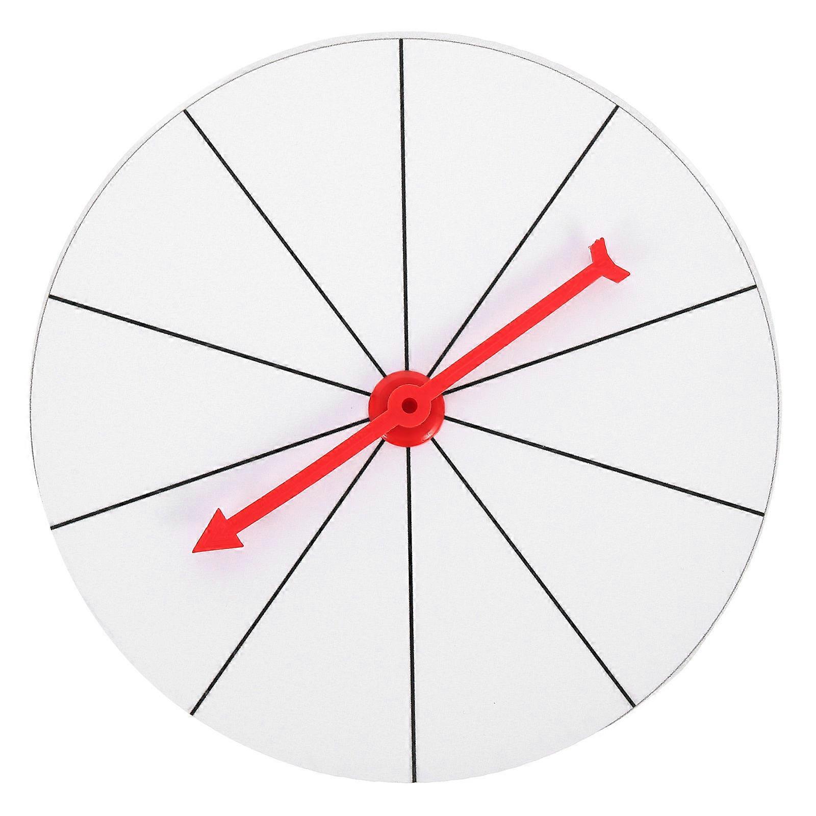 Rotatable Prize Wheel for Kids in Fun White Plastic Perfect for Parties and Gifts 1 Set