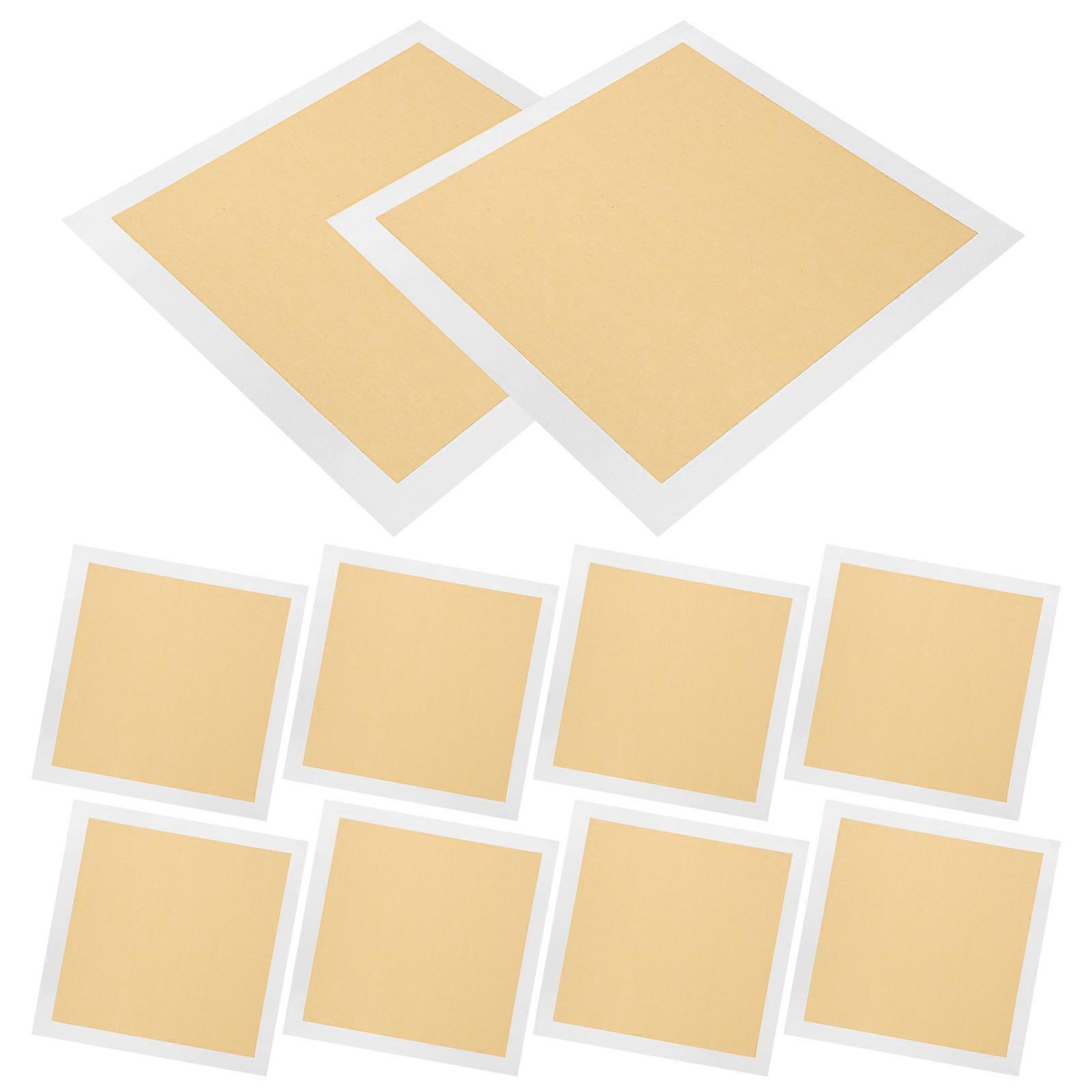 Chinese Art Paper for Calligraphy 10 Sheets of Thickened Rice Paper Durability Khaki