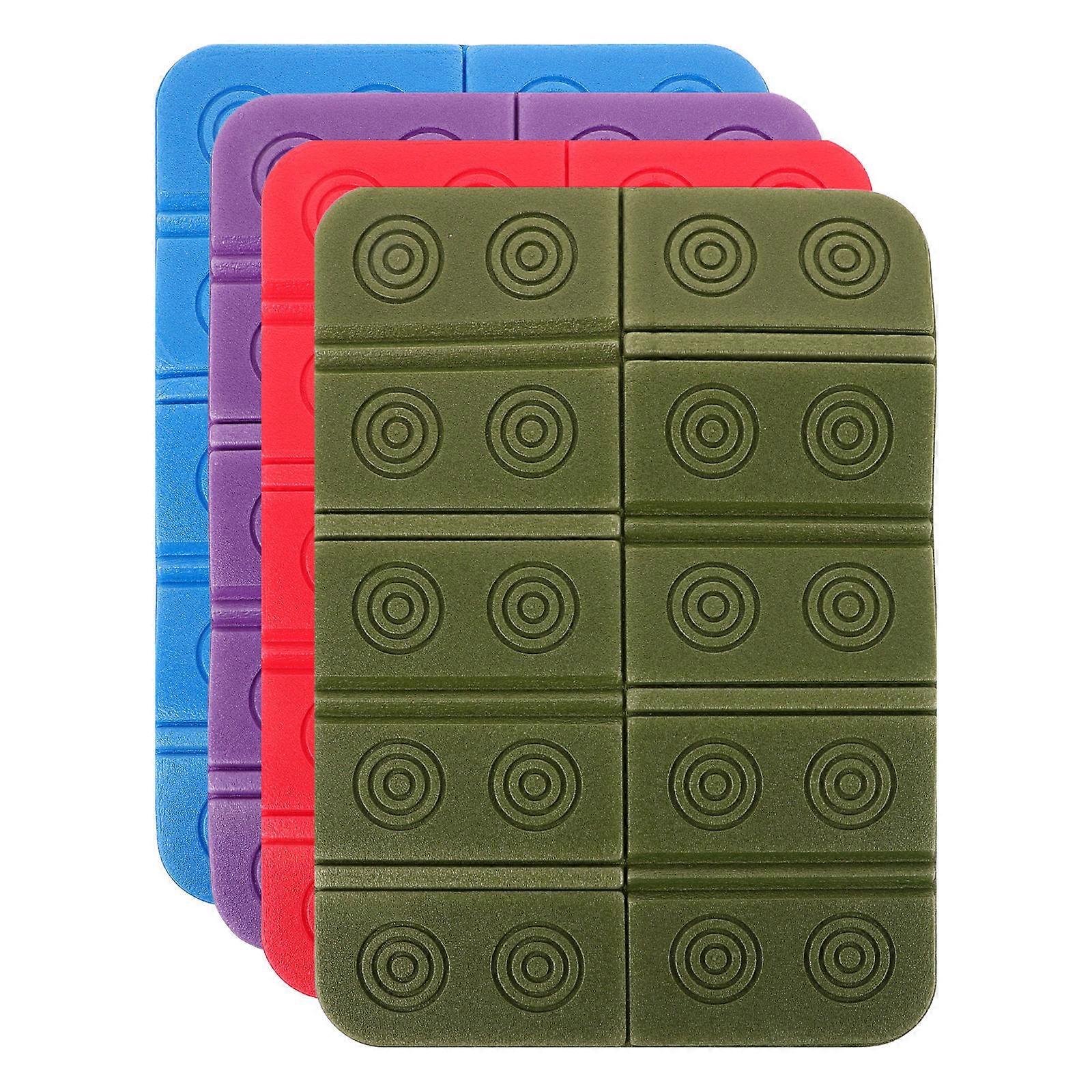 Portable Folding Seat Cushion Set Lightweight Camping Pad for Outdoor Sitting, Versatile Bath Mat with Moisture Resistant Design for Hiking,