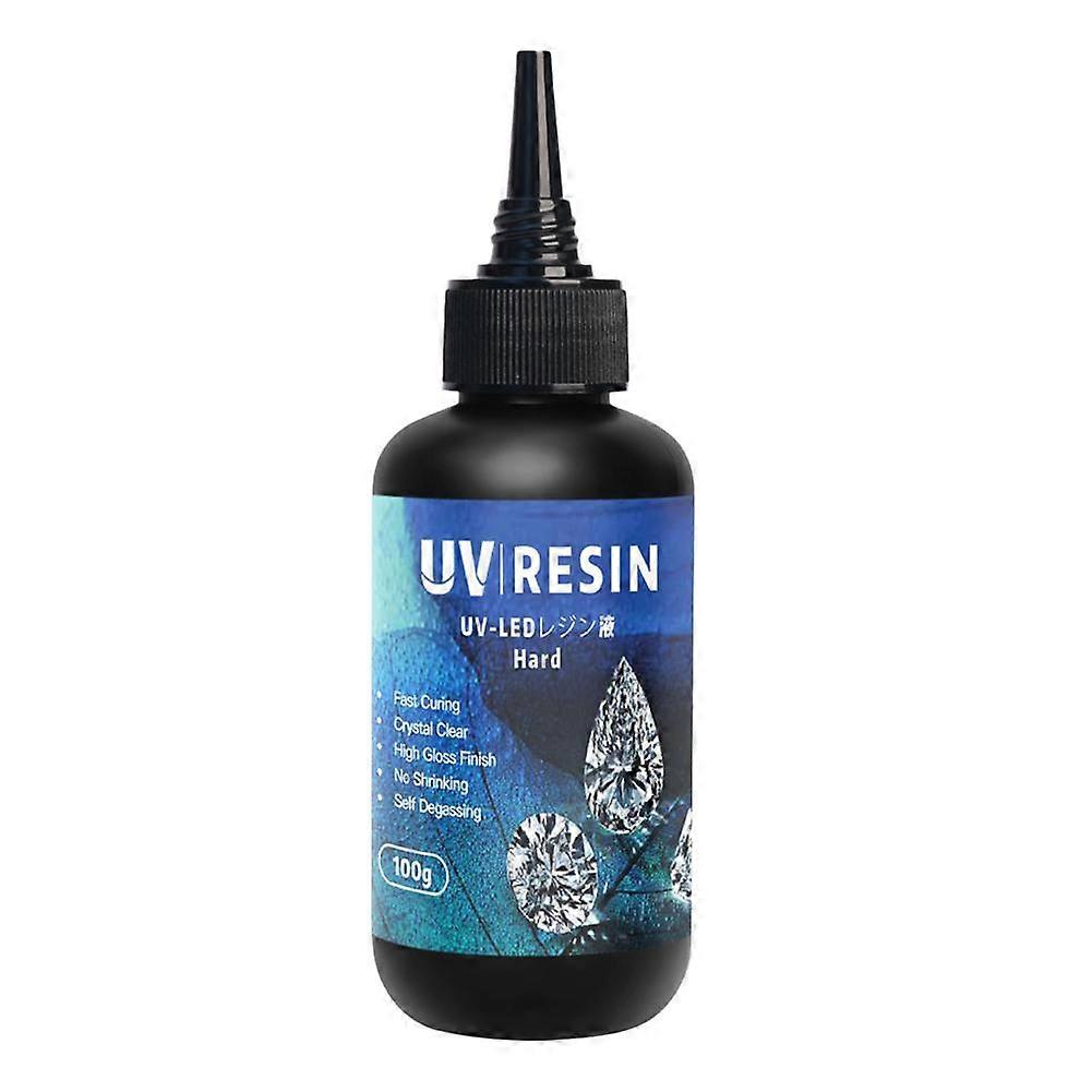 Clear Hard Uv Resin High Gloss Fast Curing Resin Yellowing Resistance