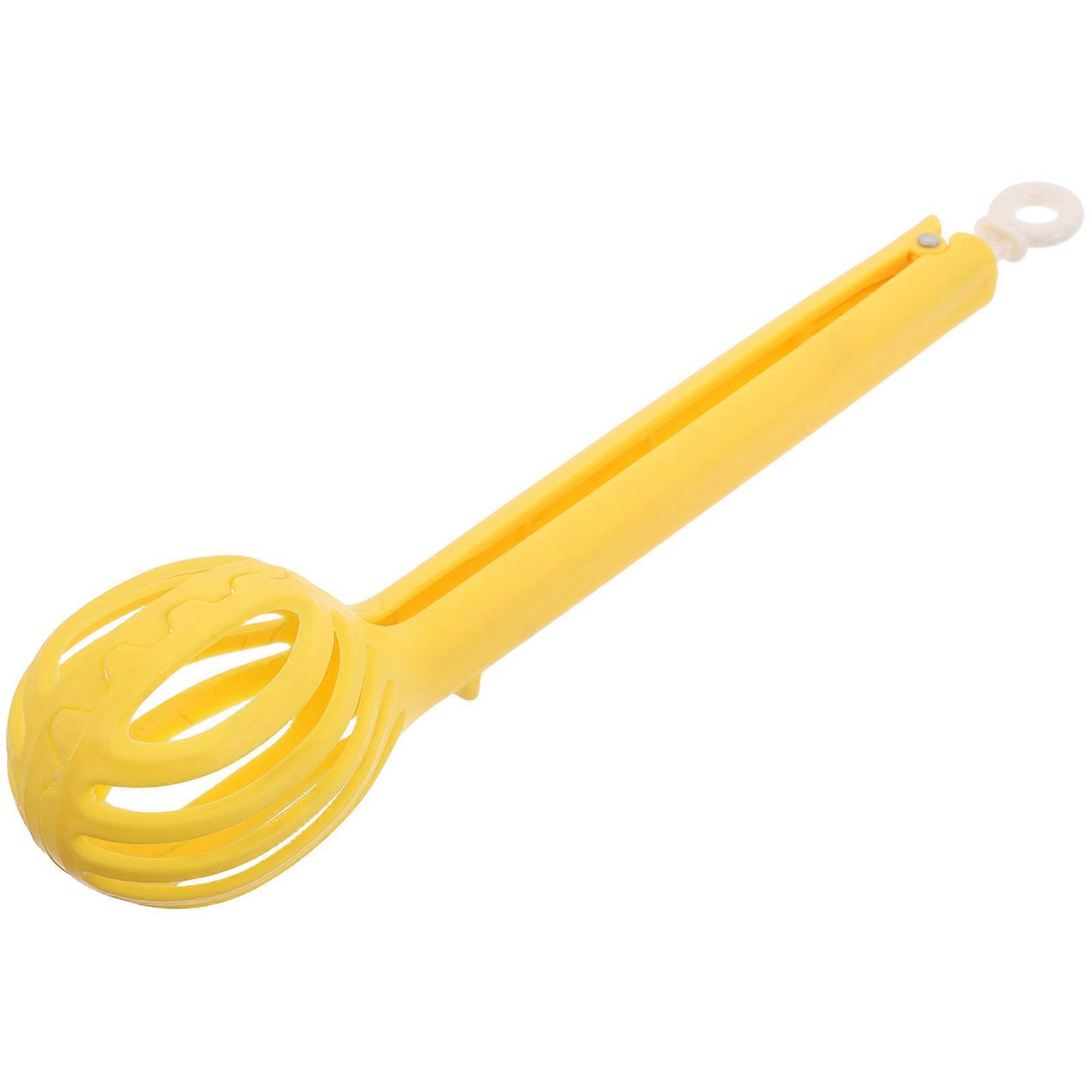 Manual Hand Whisks Small Hand Whisk Egg Stirrer For Home Cooks In Yellow 11 00X2 67X2 63in Unique Shape 1Pack
