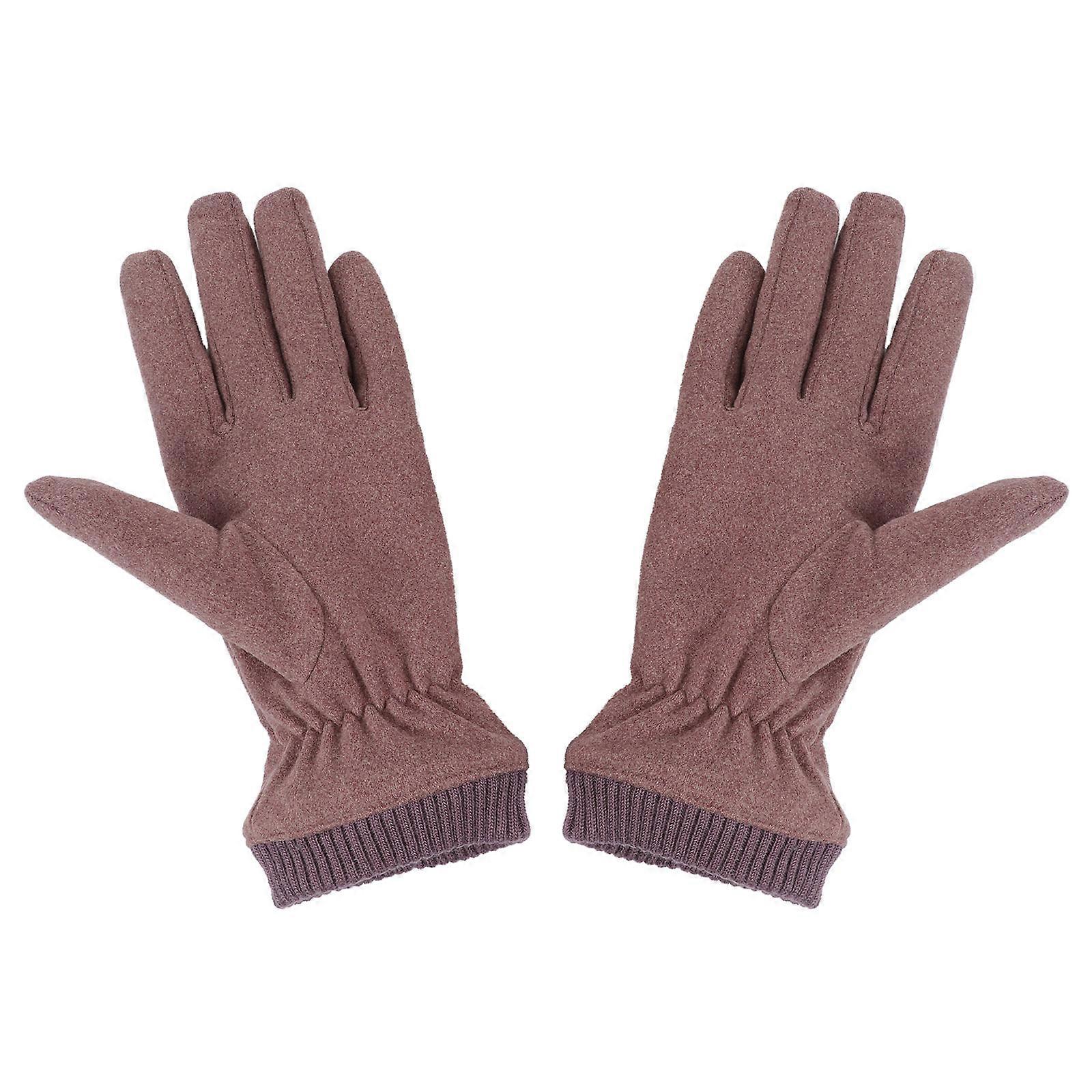 Bayanlar Sıcak Eldiven Kış Sezonu Çift Katmanlar Stil Fasulye Yapıştır Renk 1 Çift