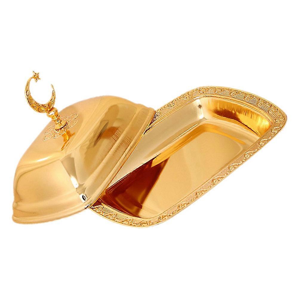 Fruit Tray Zero Snack Tray Iron Serving Platter for Storage