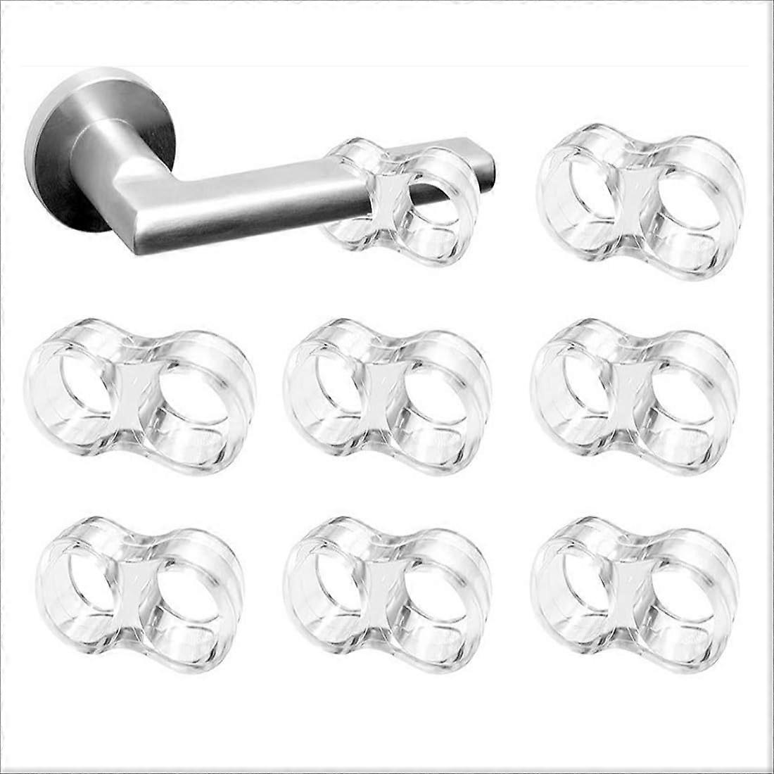 8Piece Door Stopper Set, Door Handle Protectors, Door Handle Bumpers, Transparent Door Handle Guards