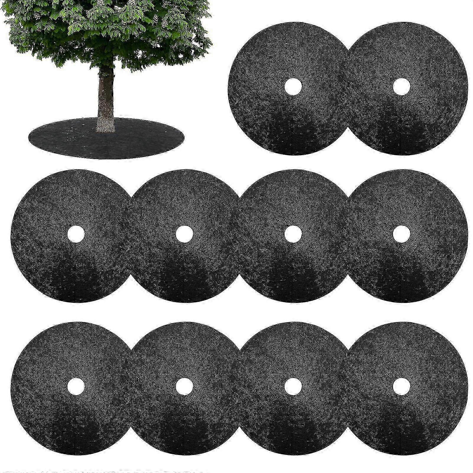 Tree mulch ring for garden protection - weed barrier fabric 60cm