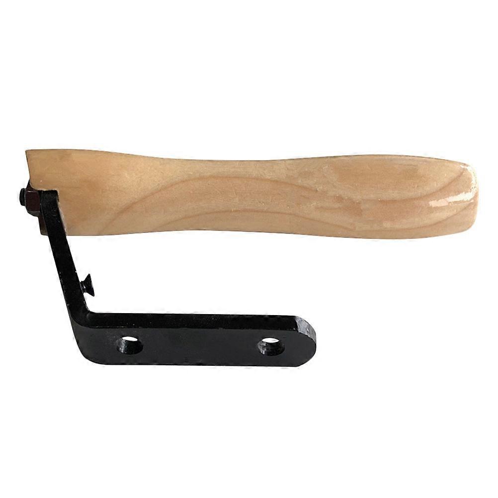 Comfortable Iron Handle Accessory For Household Ironing Wood Thermal Insulation 1Set