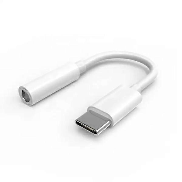 2pcs USB-C audio adapter to 3.5 mm – Works with Android phones without AUX
