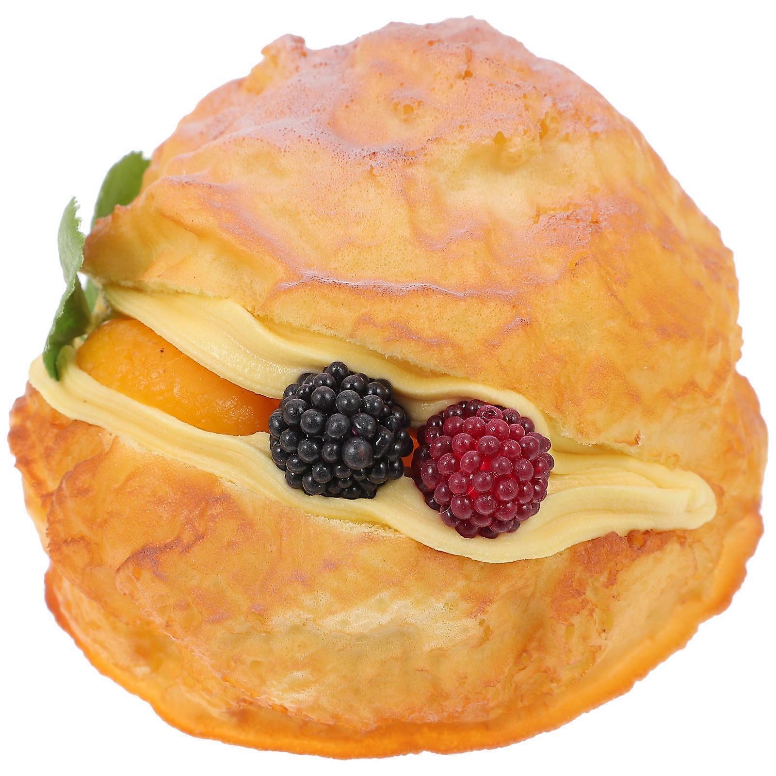 Simulation Dessert Puff Model Decorative Small Dessert Decoration Bakery Shop Window Fake Dessert