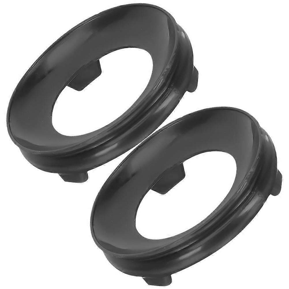 Black Wooden Crystal Ball Display Stand for Safe Storage and Decorative Use, 2 Pcs