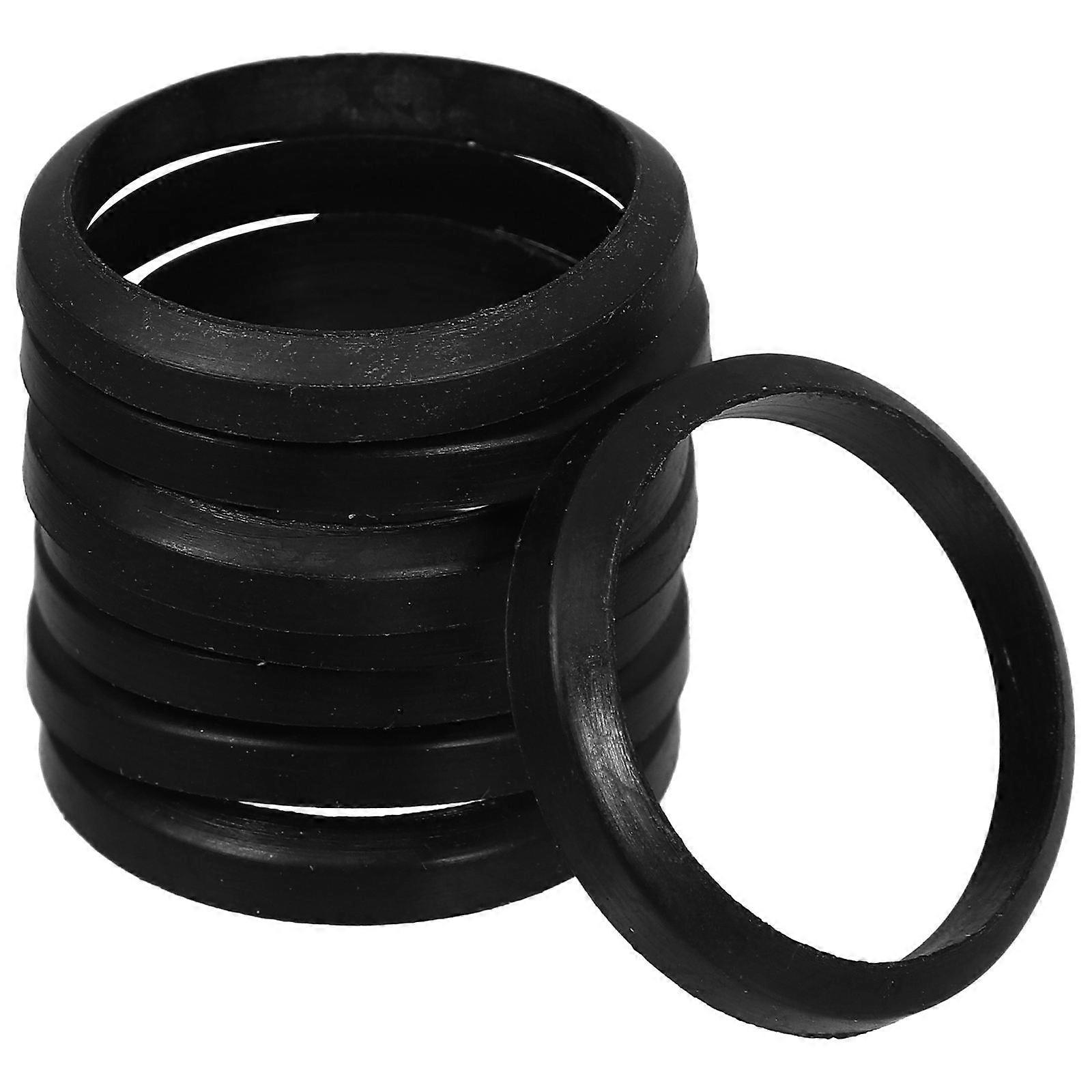 Rubber Gasket for Daily Use Leakproof and Easy Installation Black Versatile Sealing Gasket 8pcs