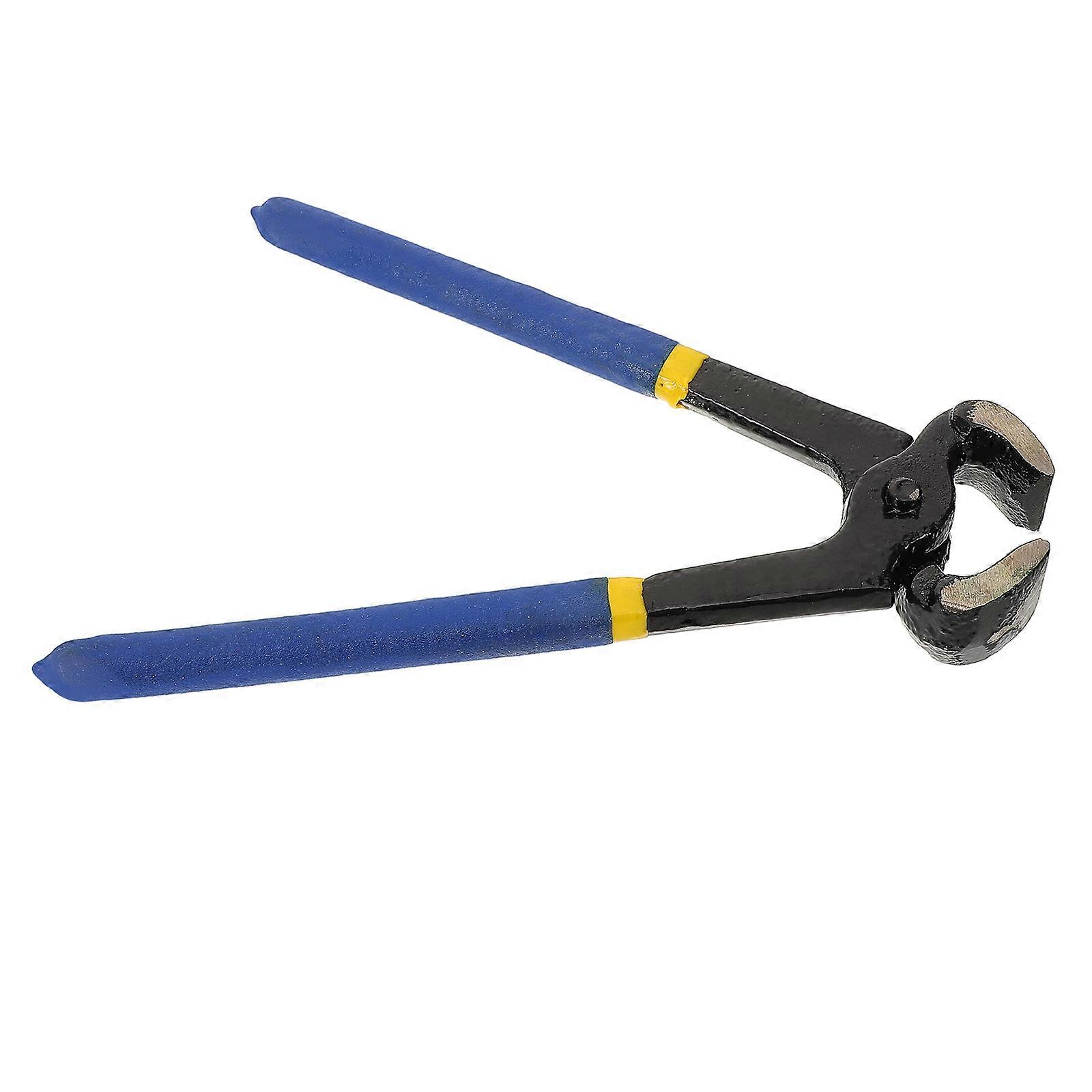 Blue Metal Hoof Trimmer for Pet Use Lightweight Portable with Comfortable Grip 20cm