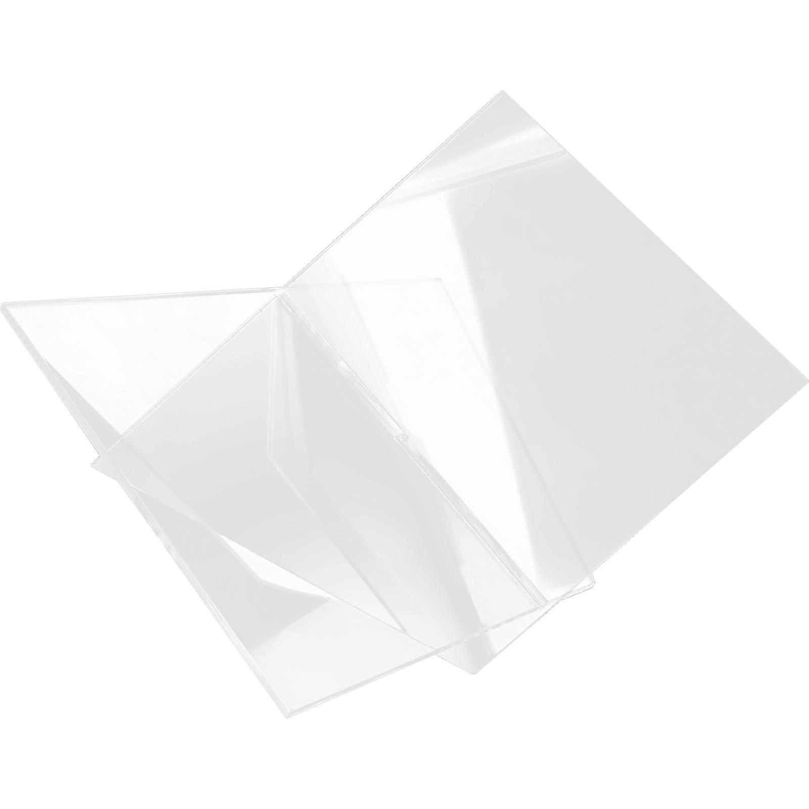 Stable X Shaped Acrylic Book Holder for Cookbooks, Magazines, and Reading – , Multi Use Display Stand for Kitchen, Office, and Desk