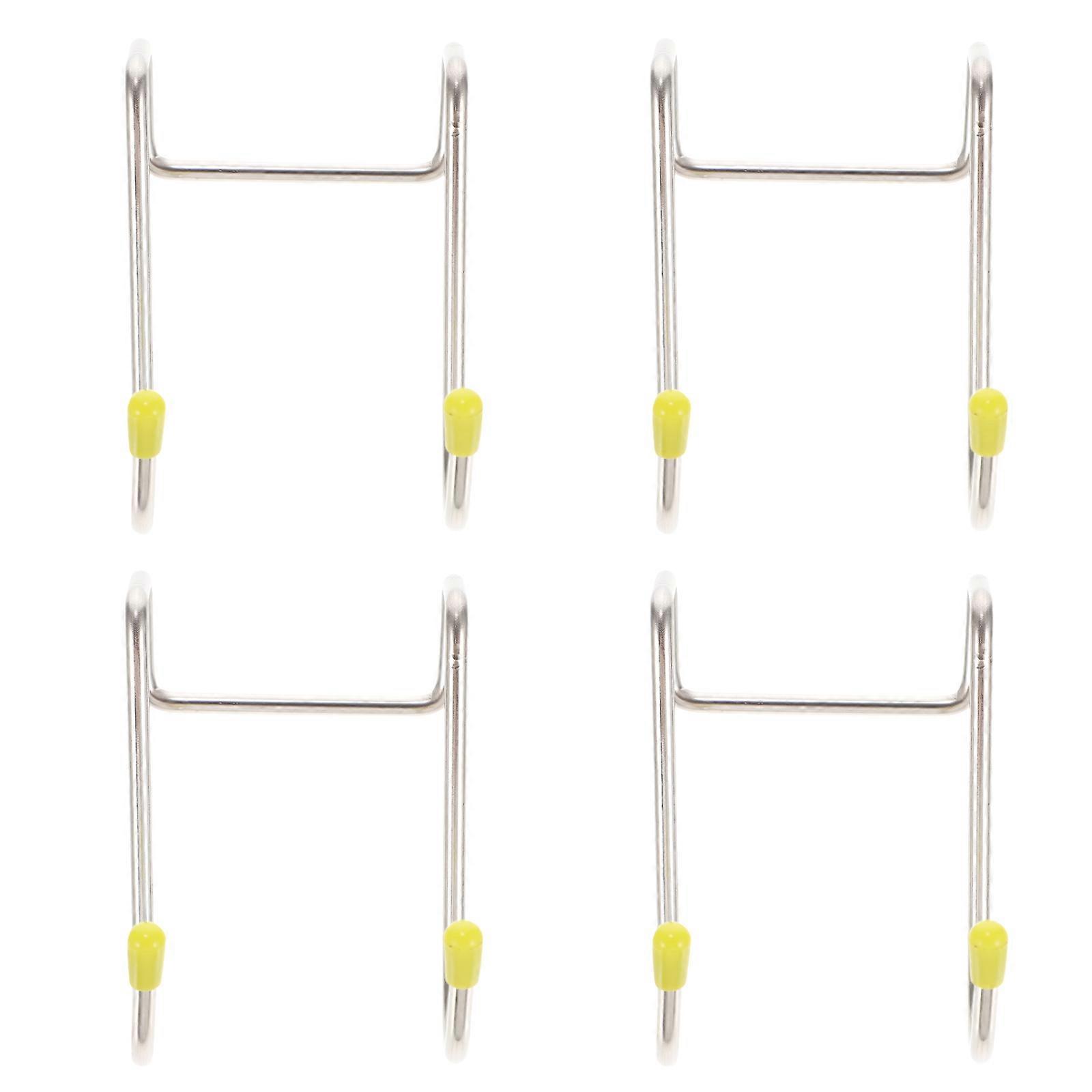 12pcs Double Hook for Bathroom Kitchen Cupboard Hooks Multi purpose