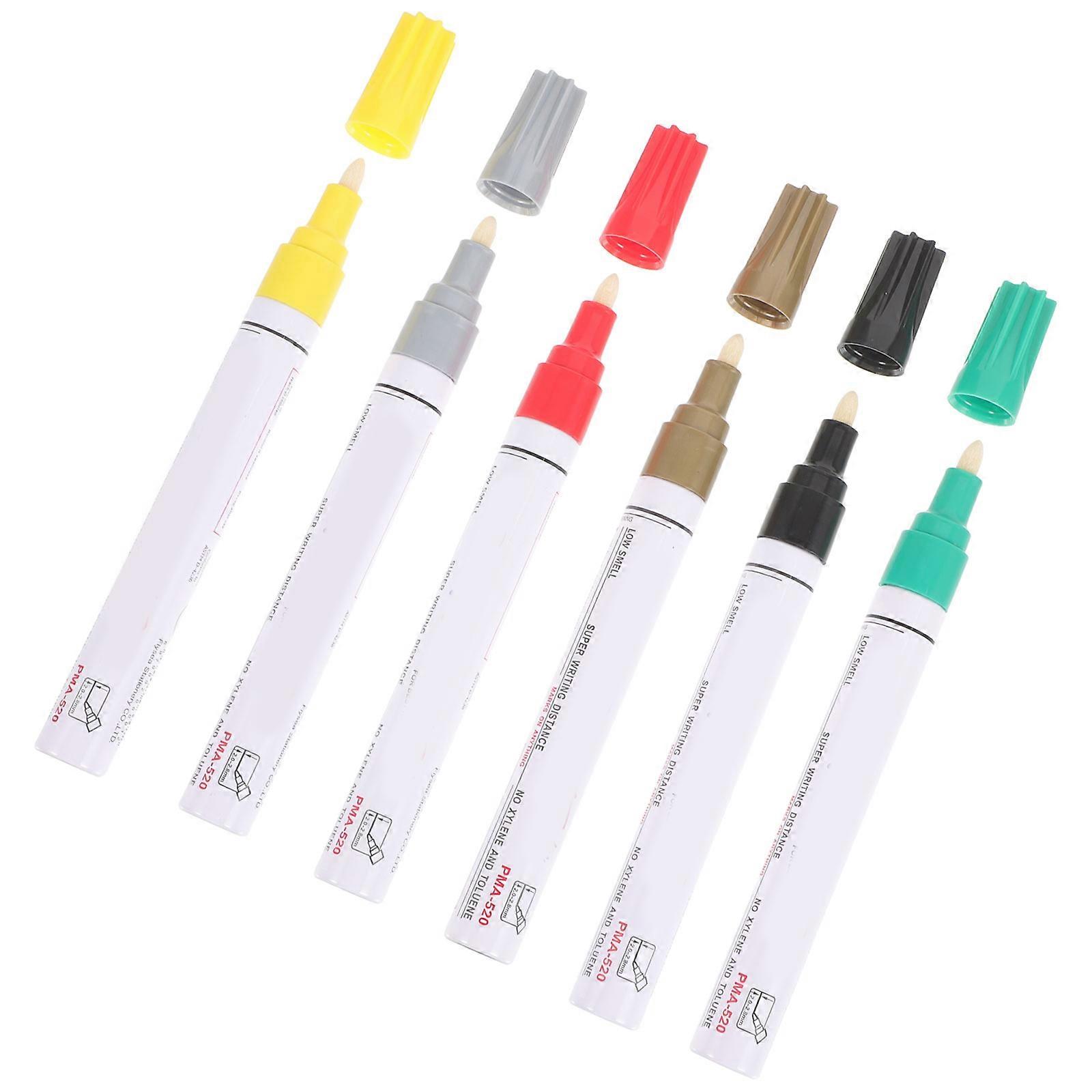 Automobilové lak Opravné Pero Pro Údržbu Automobilu 14,3x1,5cm Kovový Odolný Design 6Set