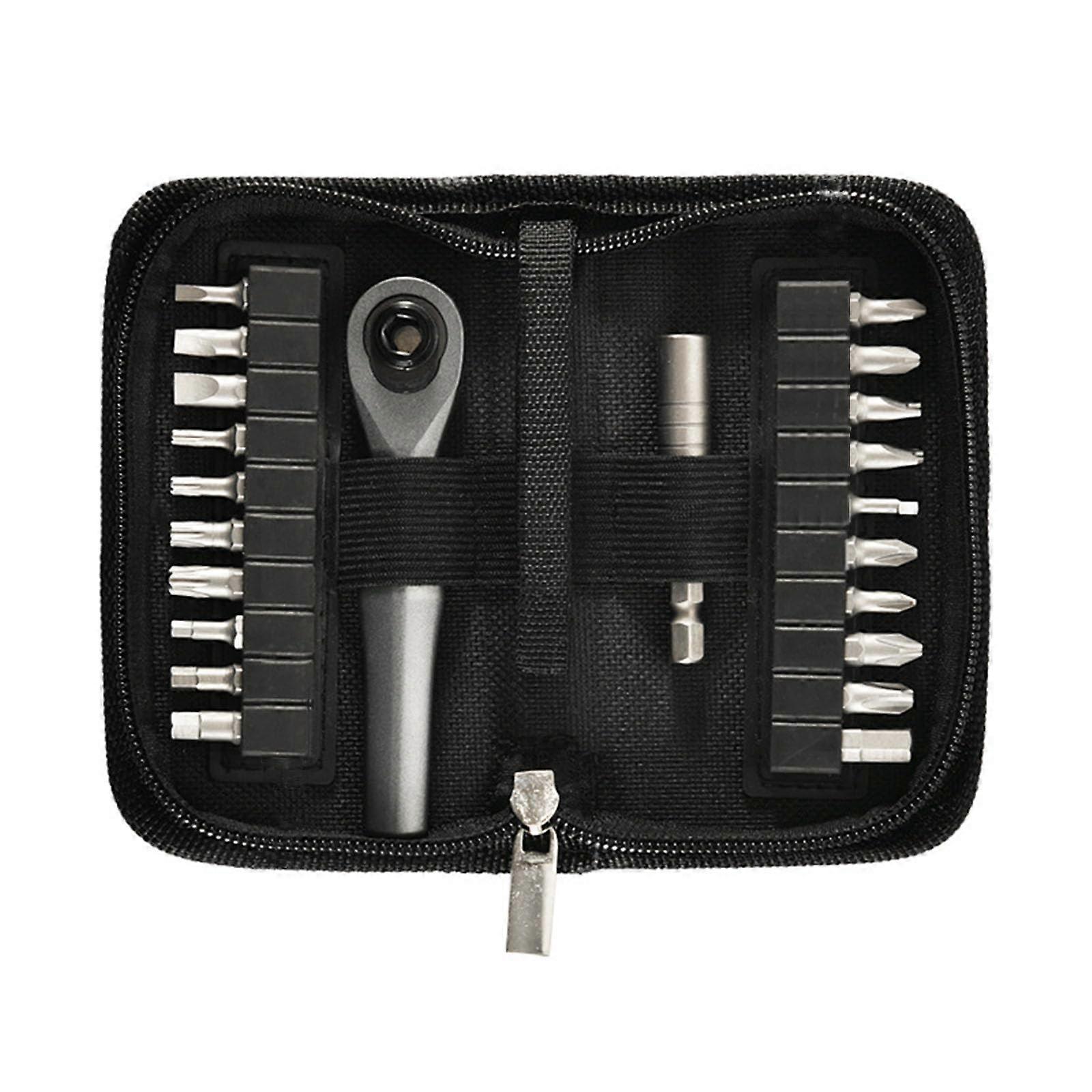 22 in 1 Ratchet Wrench Set with Magnetic Quick Release, Multi-Function Ratchet Screwdriver, Durable Hand Tool